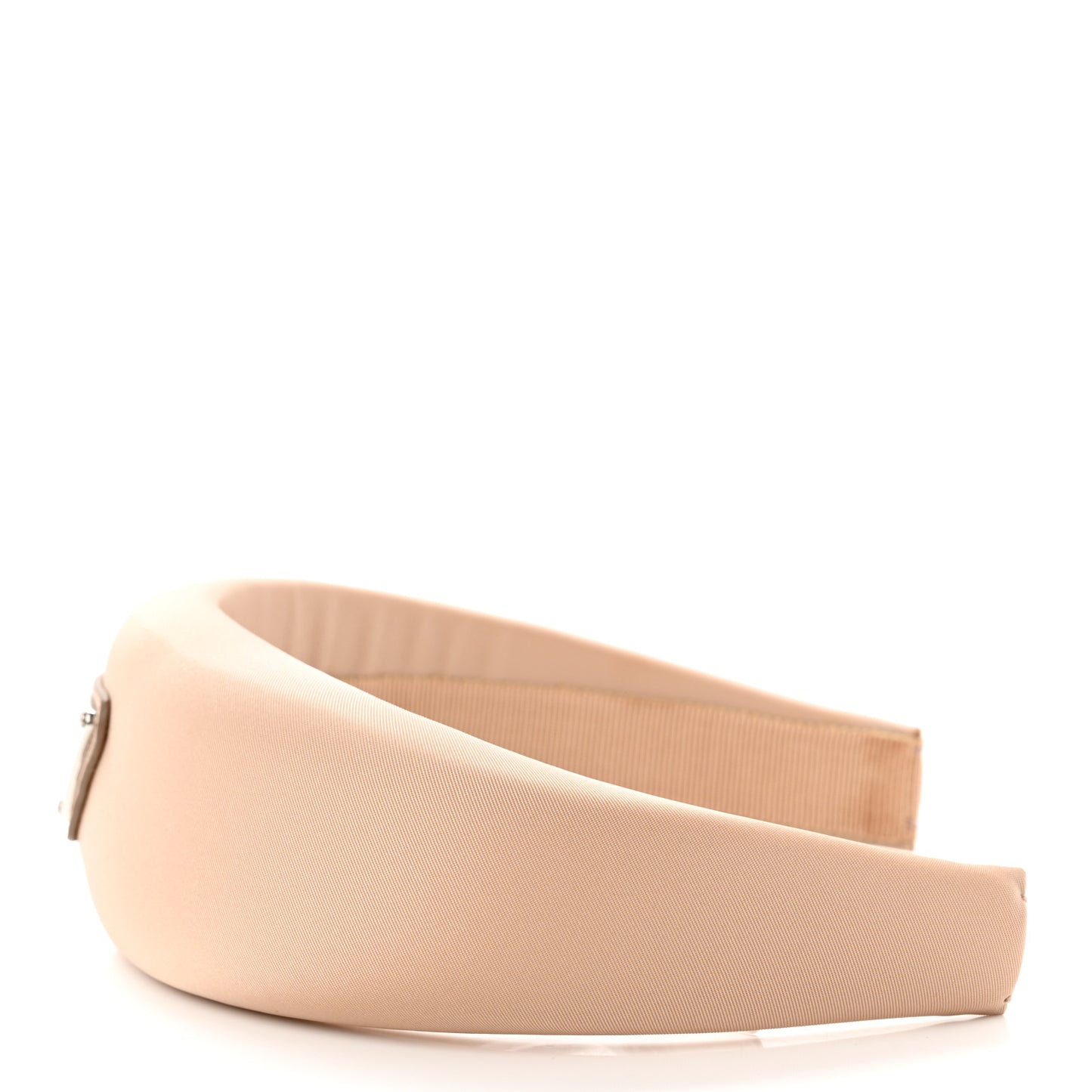 Re-Nylon Triangle Logo Headband Deserto