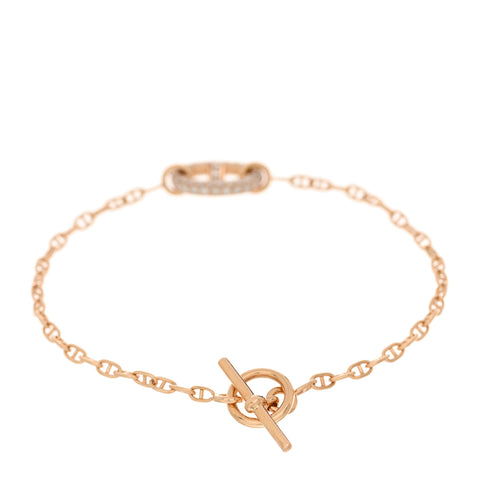 18K Rose Gold Diamond Farandole Bracelet SH