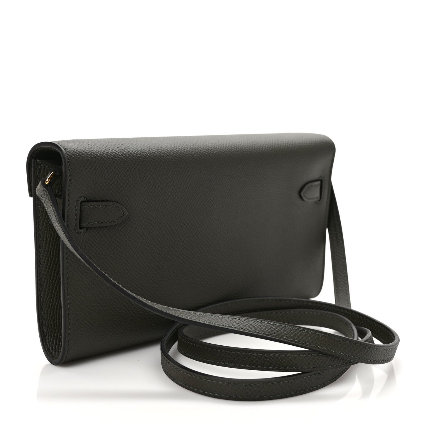 Epsom Kelly Wallet To Go Vert De Gris