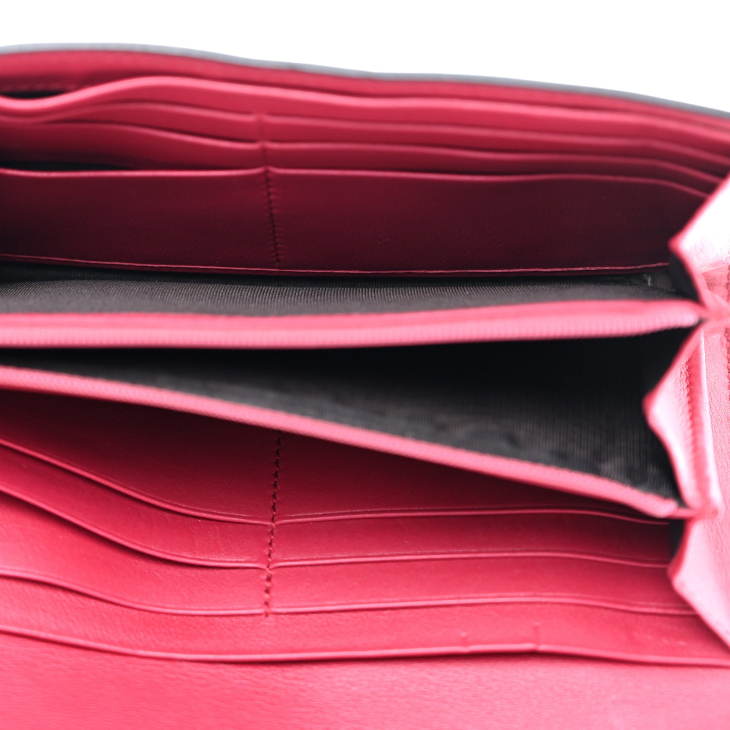 Shade Lux Calfskin Icon Continental Wallet Petunia