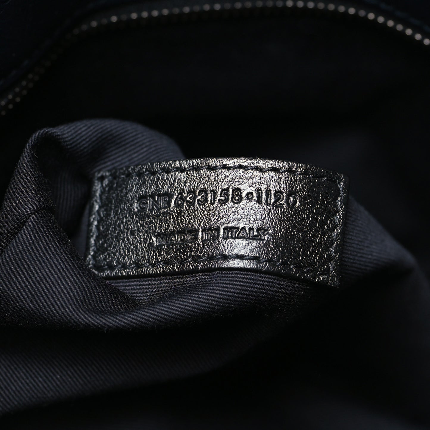 Crinkled Calfskin Matelasse Monogram Medium Niki Chain Satchel Deep Marine