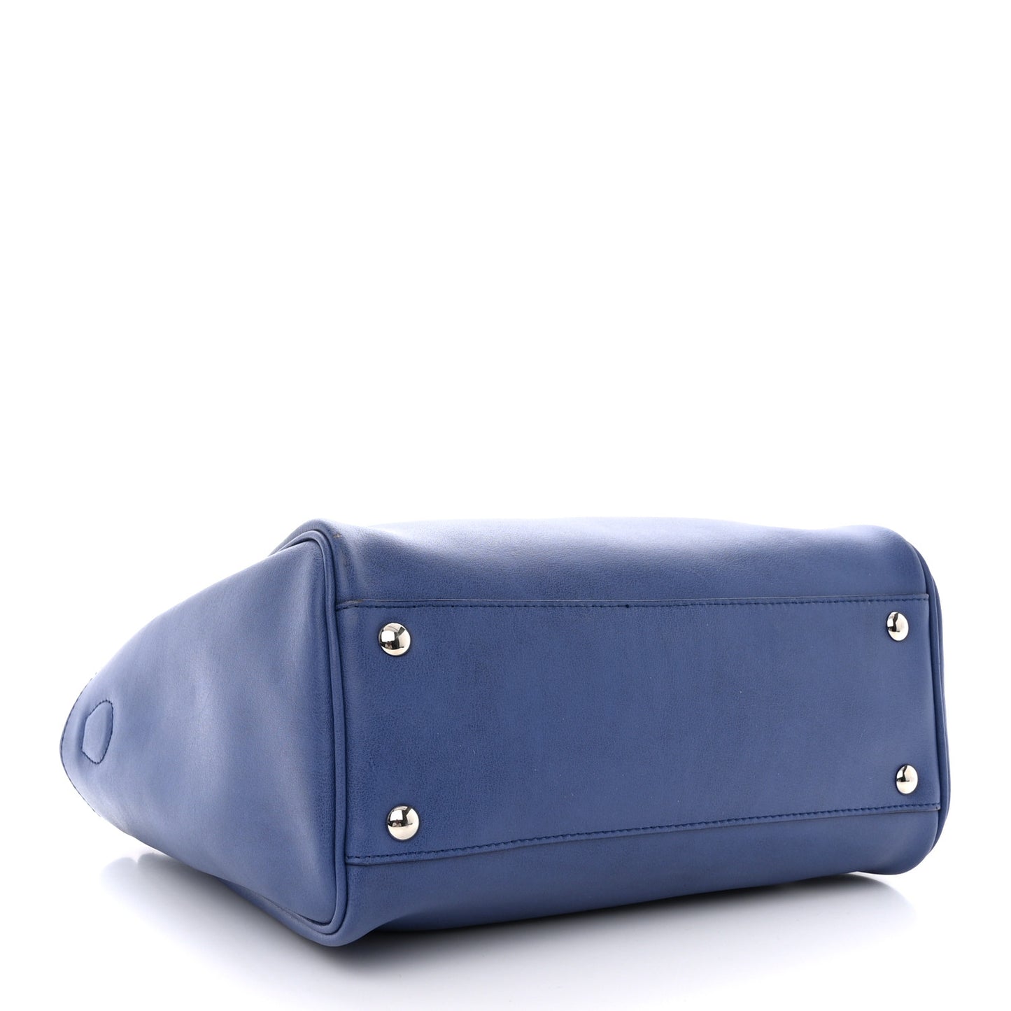 Calfskin Double Handle Small Nolita Satchel Blue