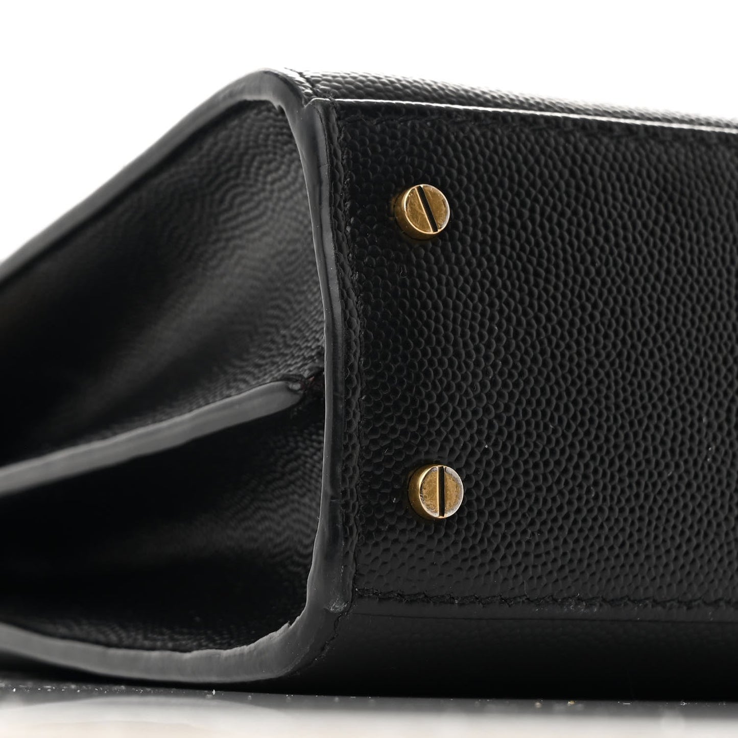 Grain de Poudre Mini Classic Monogram Cassandra Top Handle Black Rouge Legion