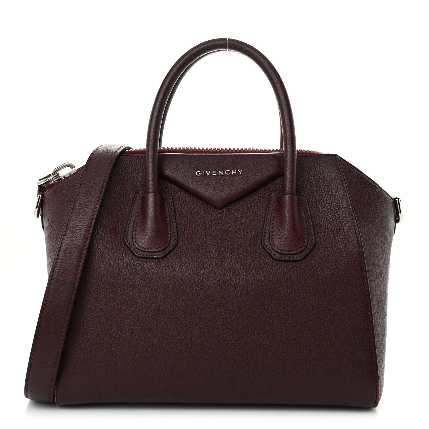 Givenchy Sugar Goatskin Medium Antigona Oxblood 1 of 17