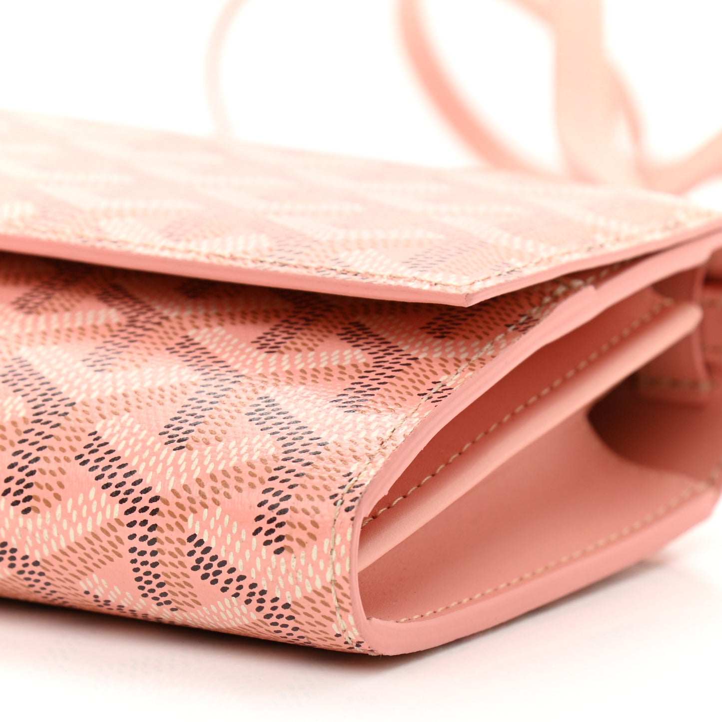 Goyardine Varenne Continental Wallet Pink