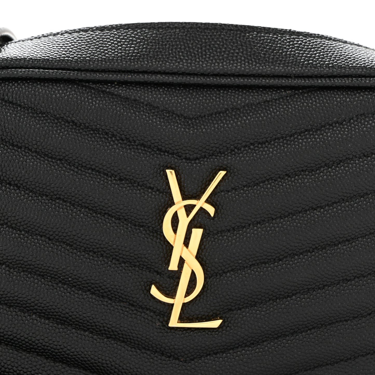 Grain De Poudre Matelasse Monogram Mini Lou Camera Bag Black