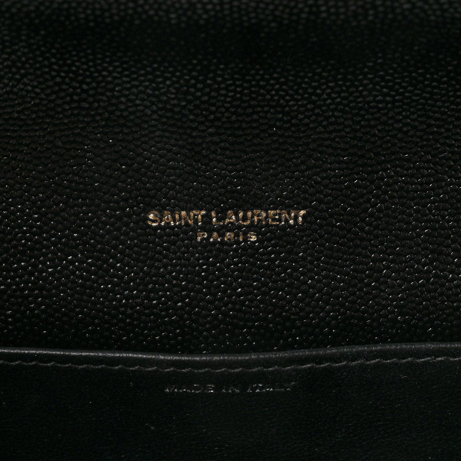 Saint Laurent Grain De Poudre Uptown Chain Wallet Black 6 of 9