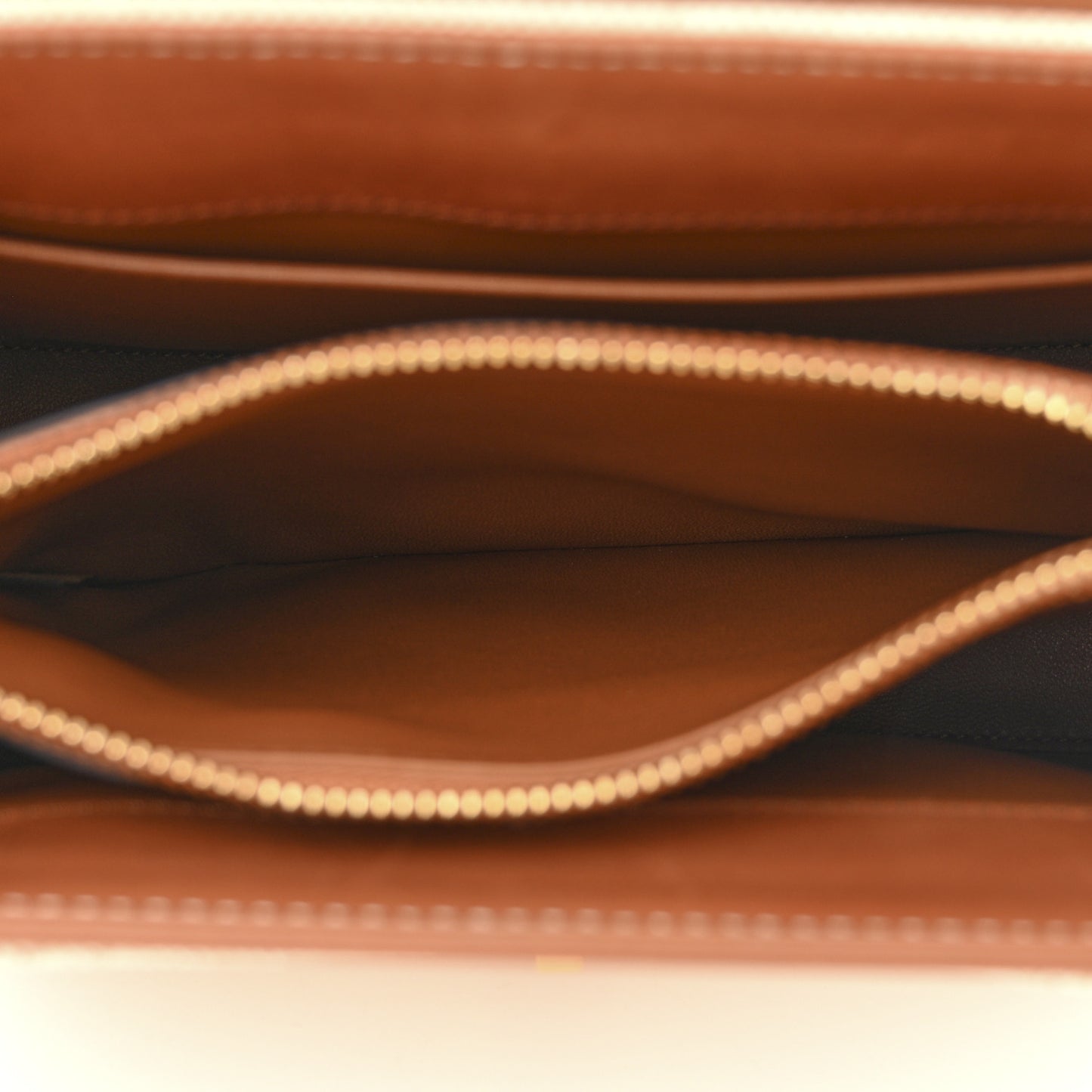 Canvas Calfskin Small 16 Top Handle Bag Natural Tan