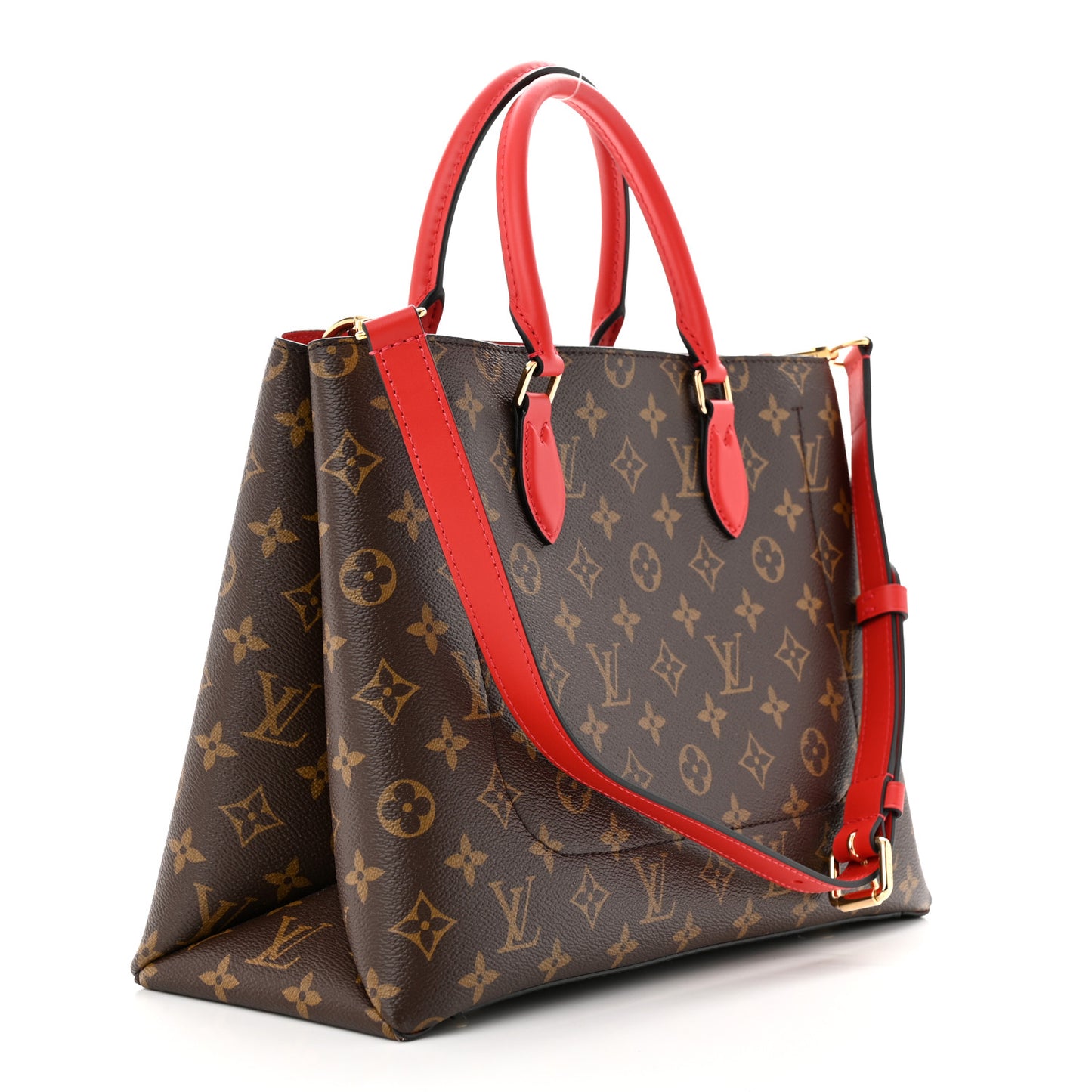 Monogram Flower Tote Coquelicot