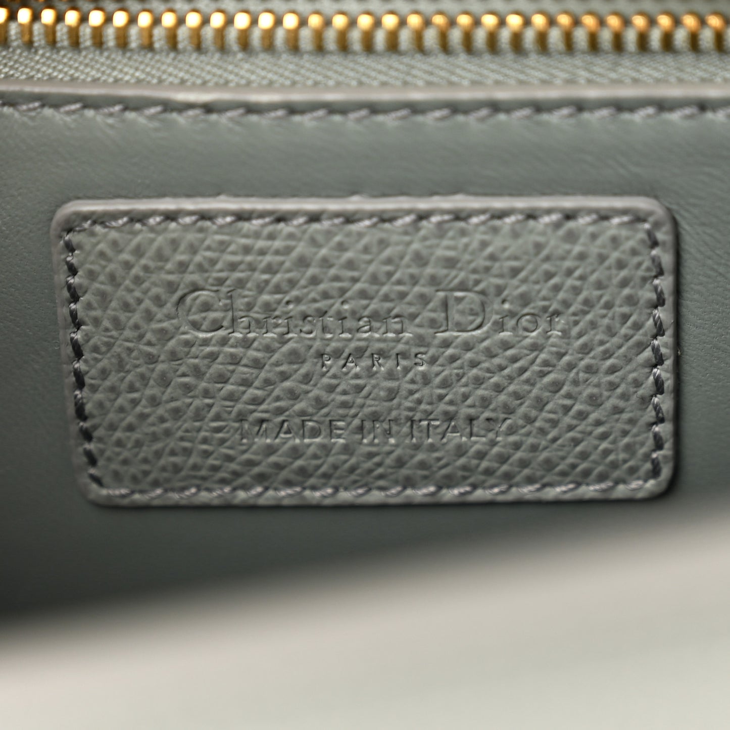 Ultra Matte Grained Calfskin 30 Montaigne Flap Bag Grey