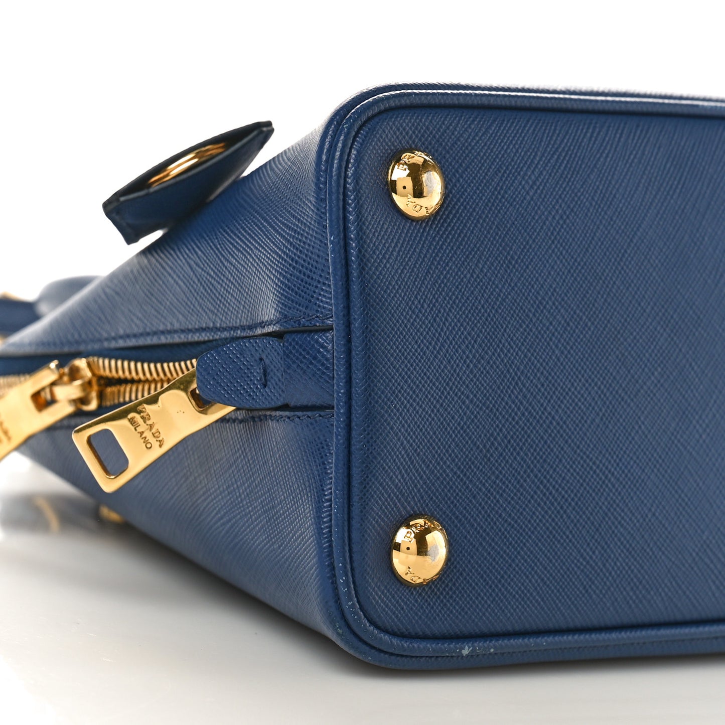 Saffiano Lux Small Promenade Tote Bluette