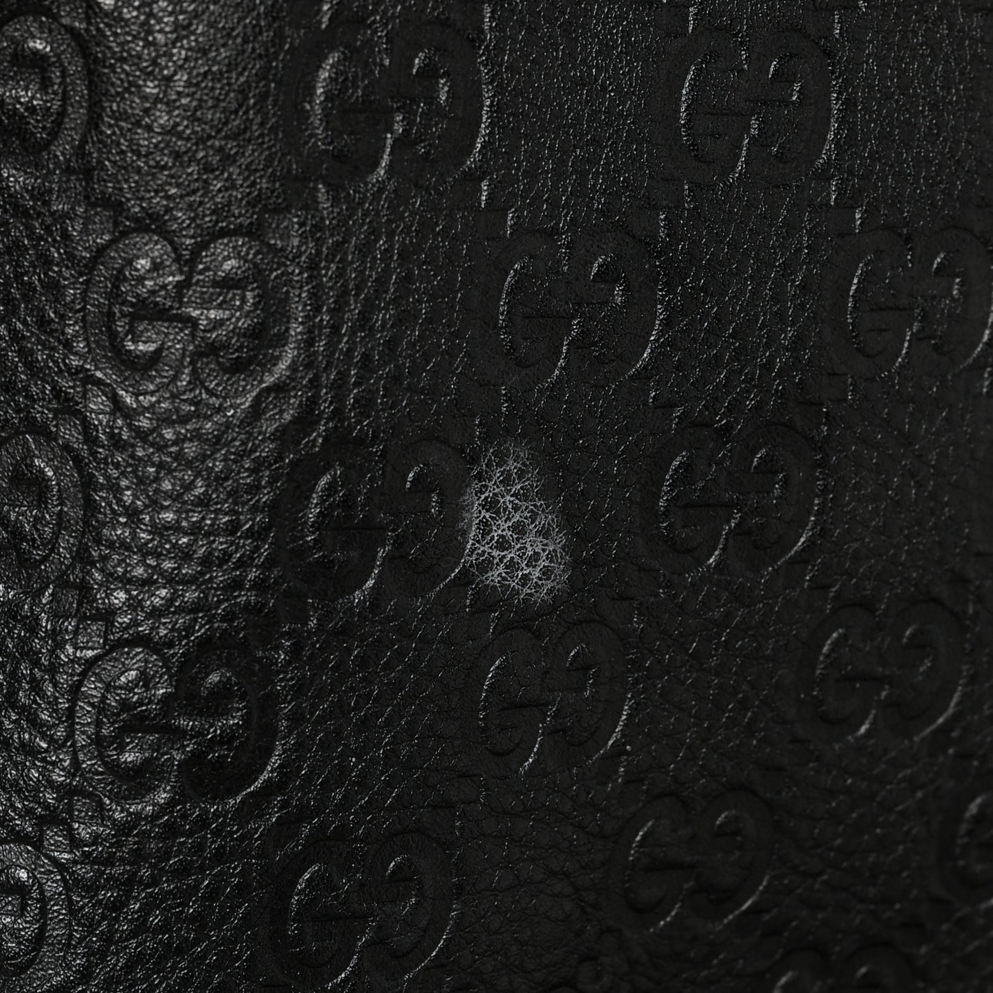 Guccissima Medium Flap Messenger Bag Black