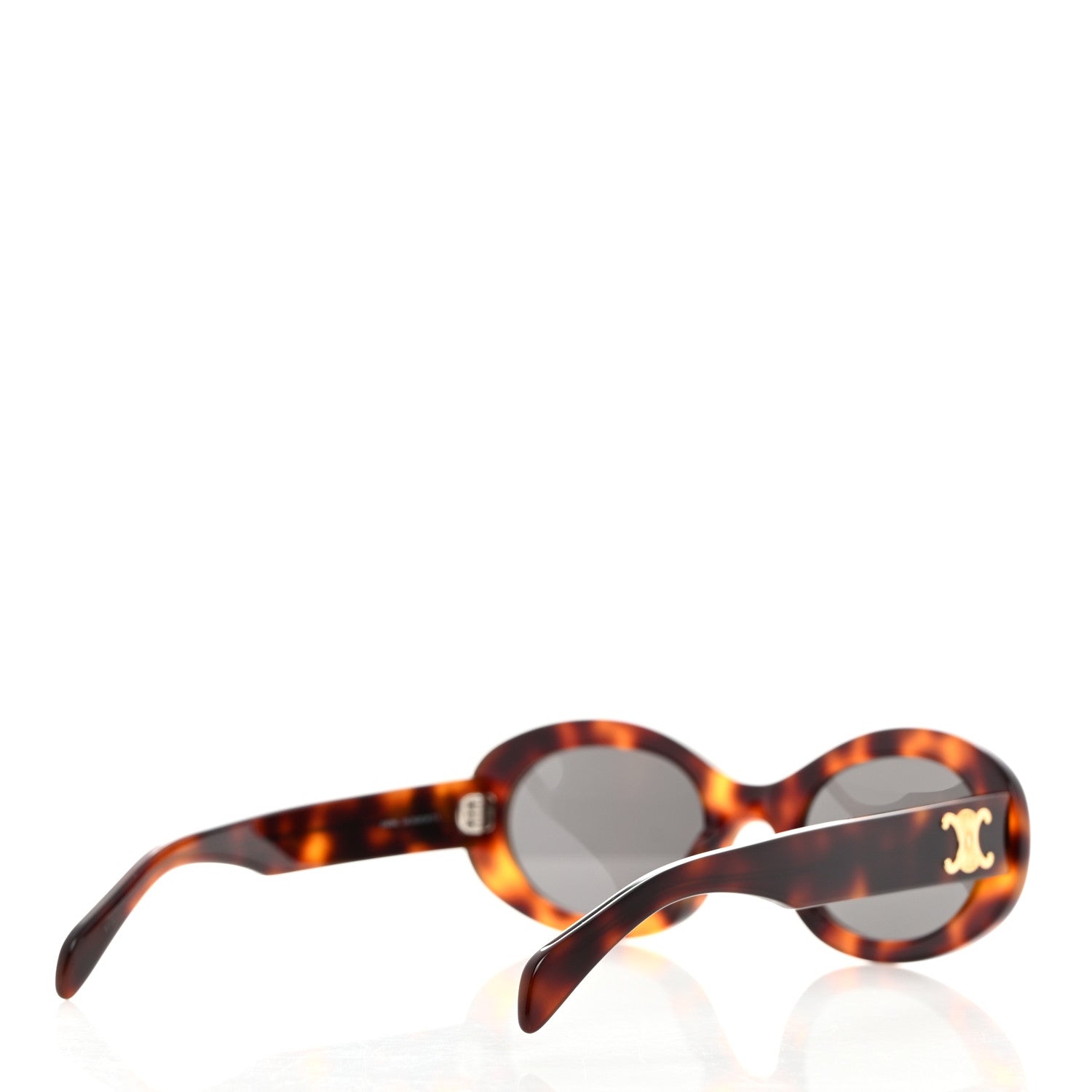 Celine Acetate Triomphe 01 Sunglasses CL 40194U Tortoise 4 of 7