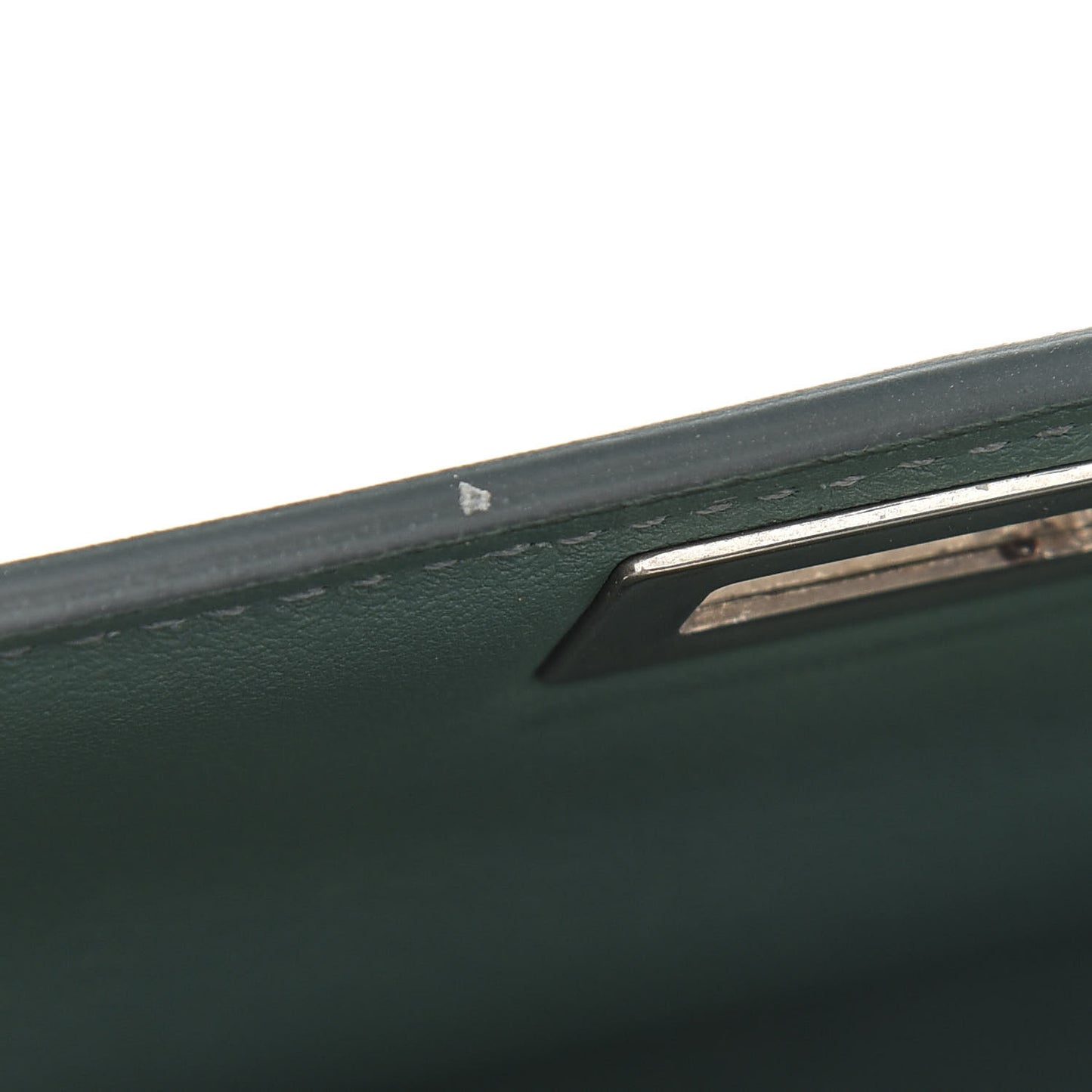 Box Calfskin Medium Classic Box Flap Bag Jade