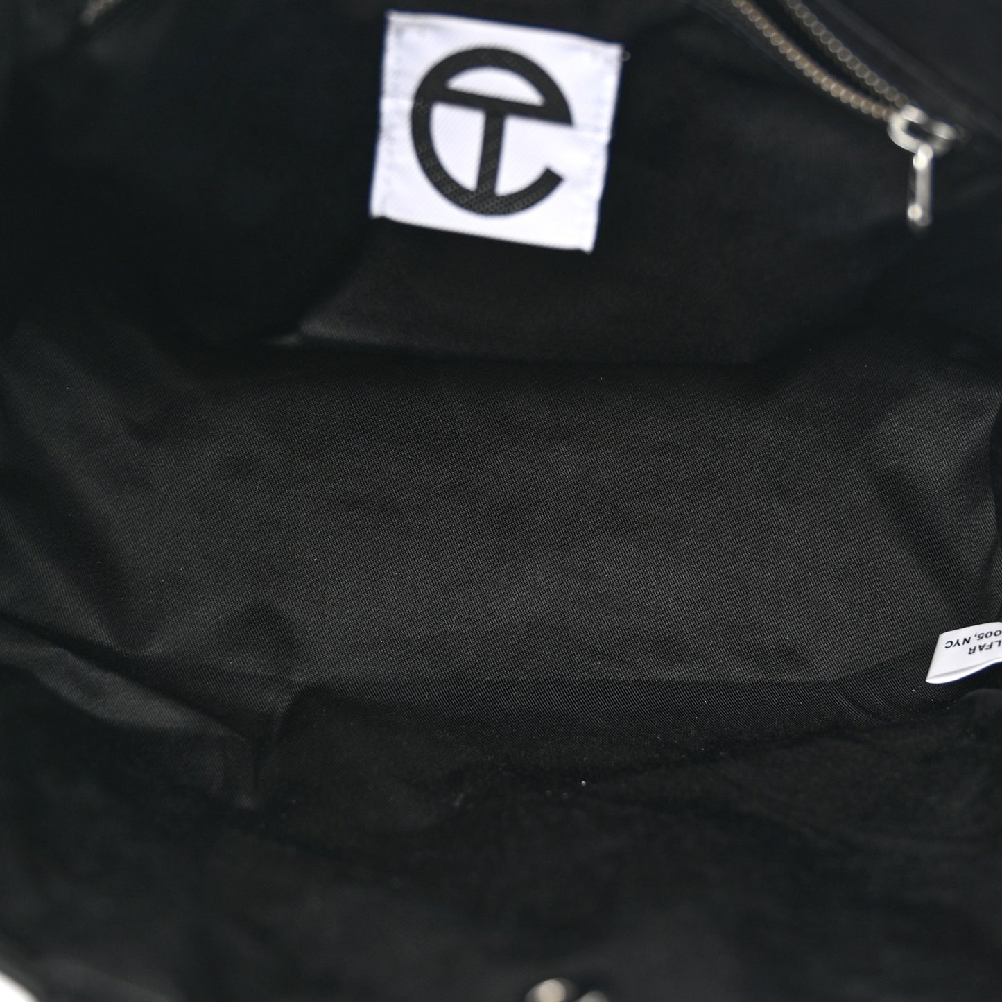 Vegan Leather Medium Shopping Bag Black