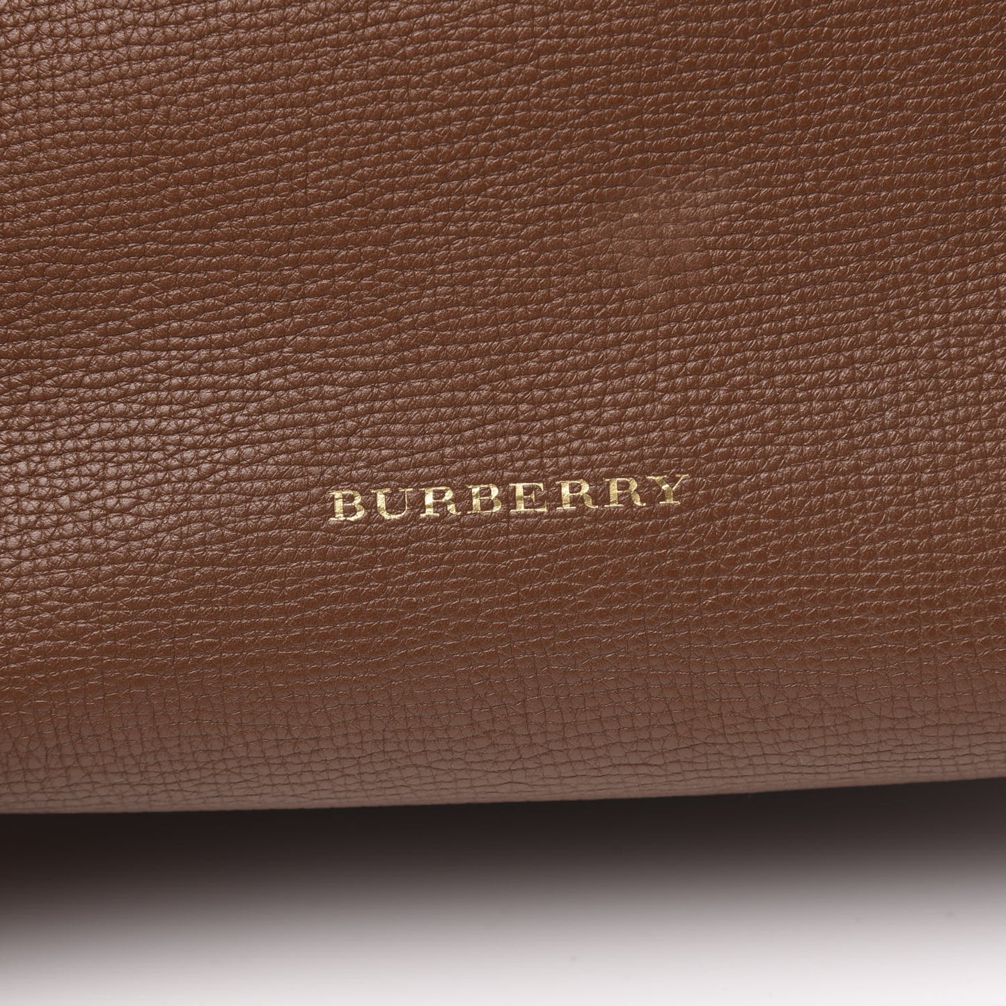Grainy Calfskin House Check Small Canterbury Dark Sand