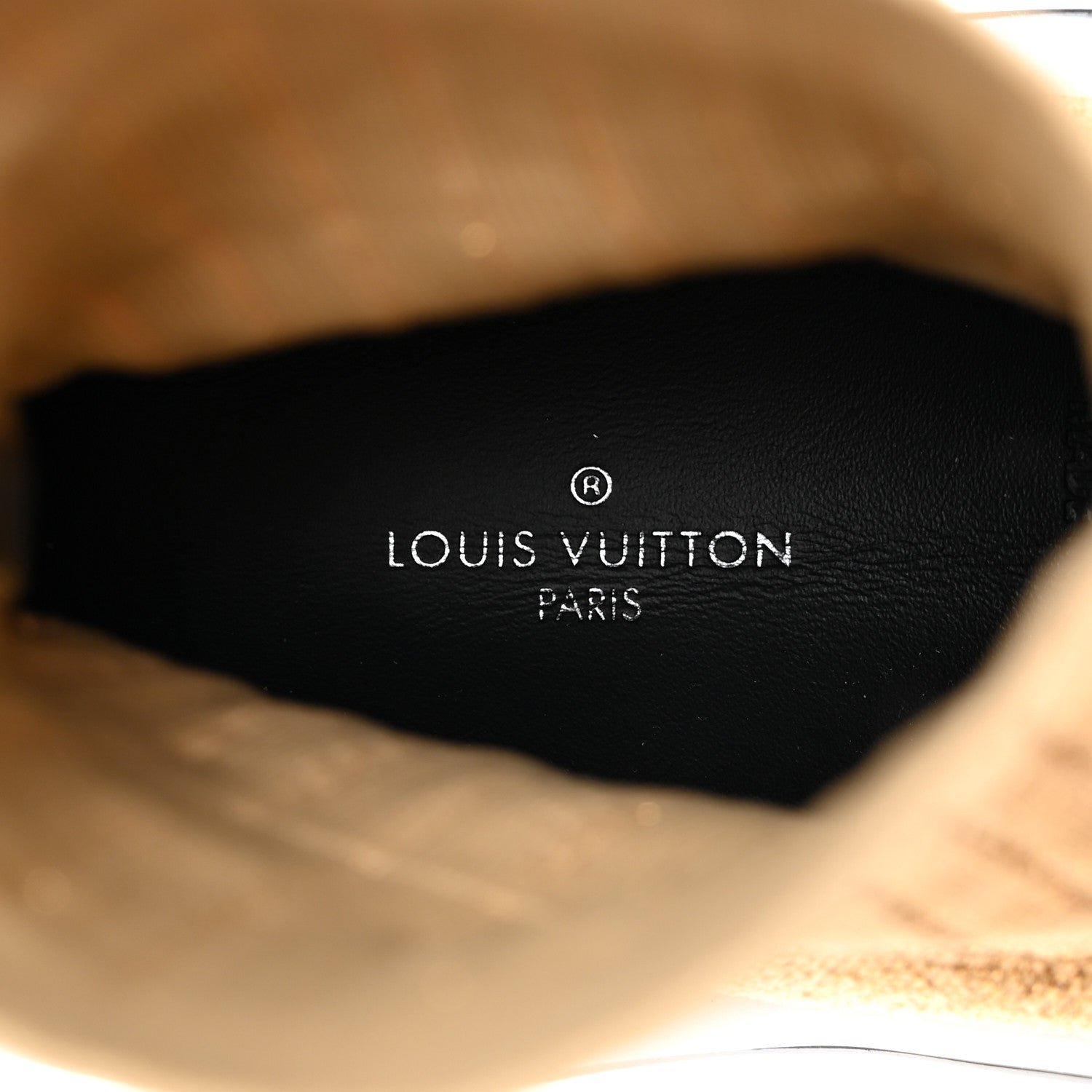 Louis Vuitton Glitter Stretch Textile Monogram LV Archlight Sneaker Boots 36 Gold Black 6 of 9