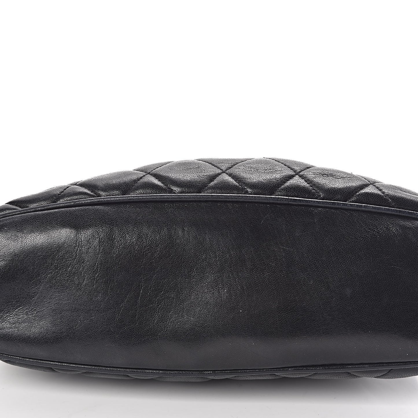 Lambskin Quilted Shoulder Bag Black