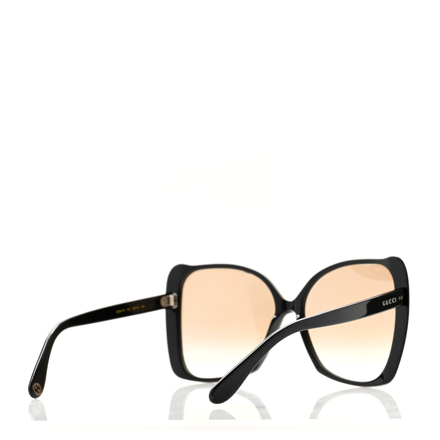 Acetate Oversize Square Frame GG0471S Sunglasses Black