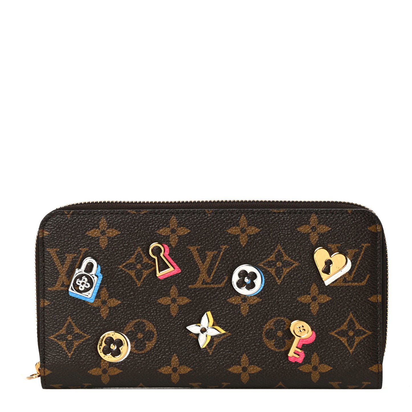 Monogram LV Love Lock Zippy Wallet