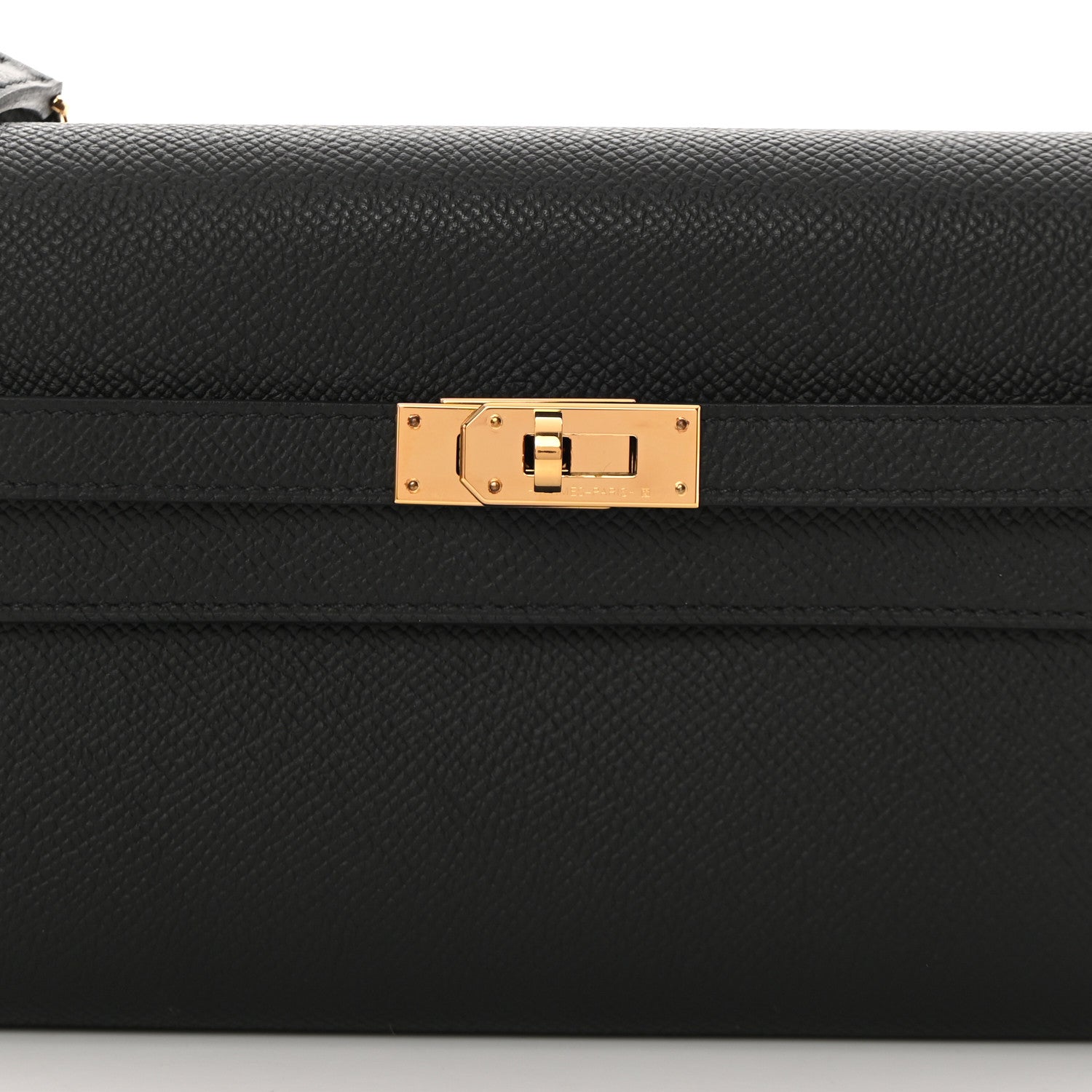 Hermes Epsom Kelly Wallet To Go Black 8 of 11