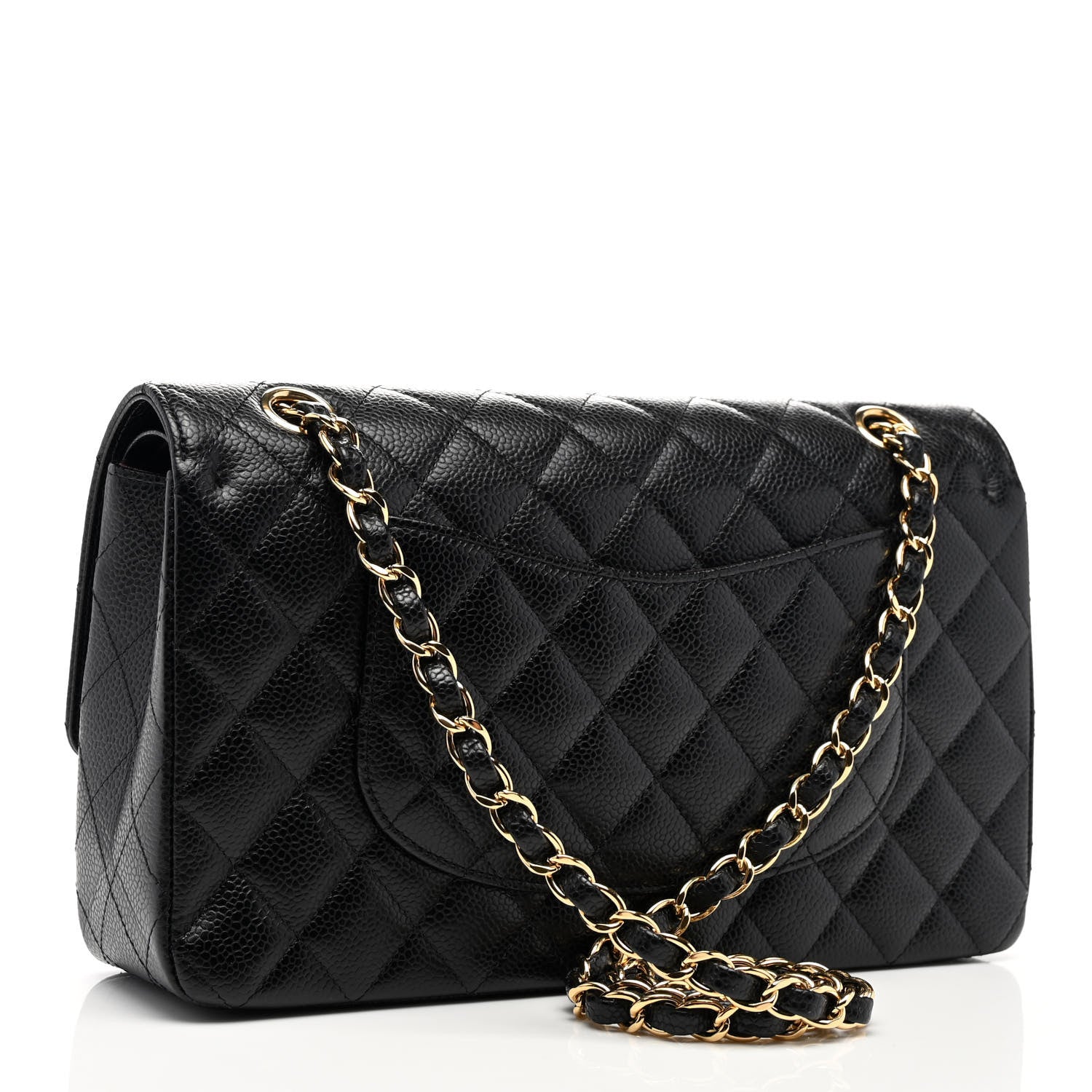 Chanel Caviar Quilted Medium Double Flap Black 3 of 10