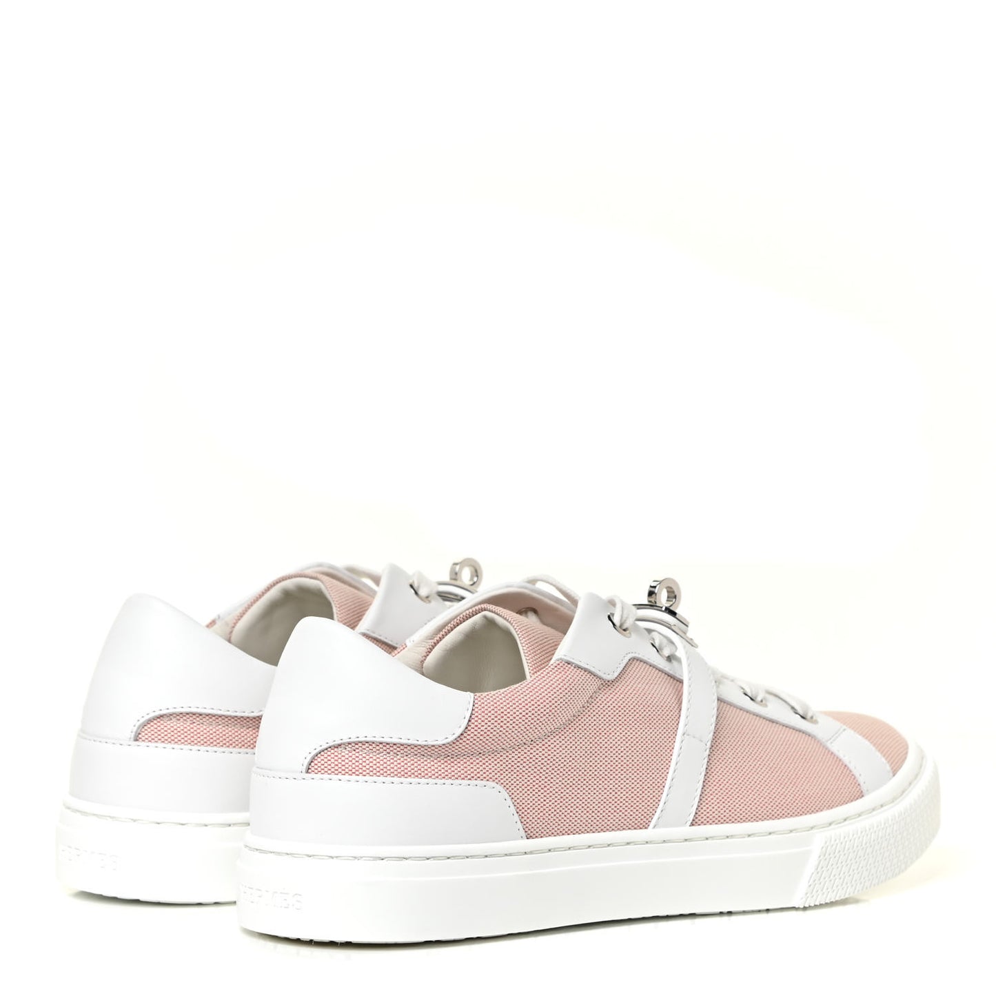 Calfskin Canvas Day Sneakers 37 Framboise White