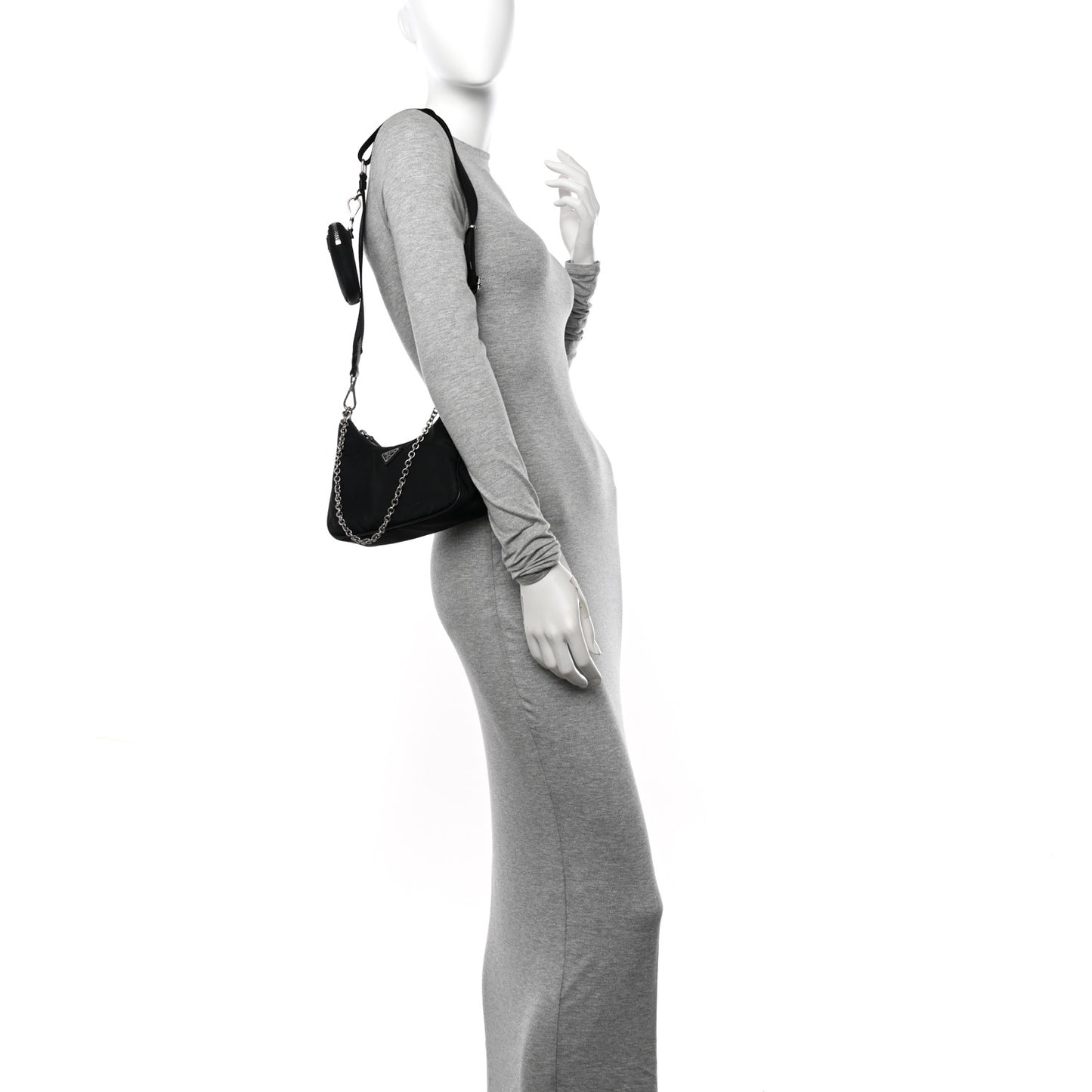 Nylon Re-Edition 2005 Shoulder Bag Black