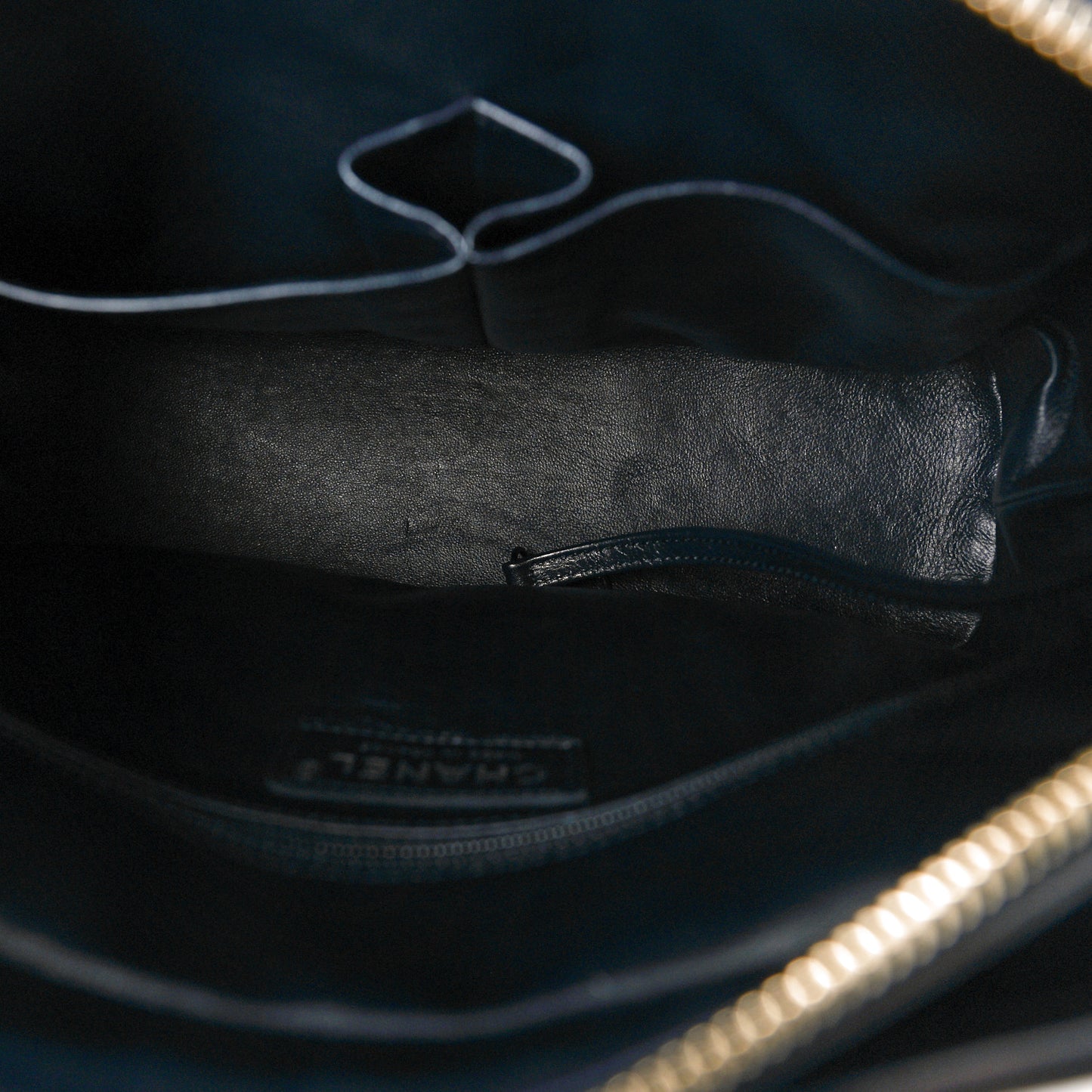 Wool Calfskin Medium Gabrielle Hobo Navy Pink Black