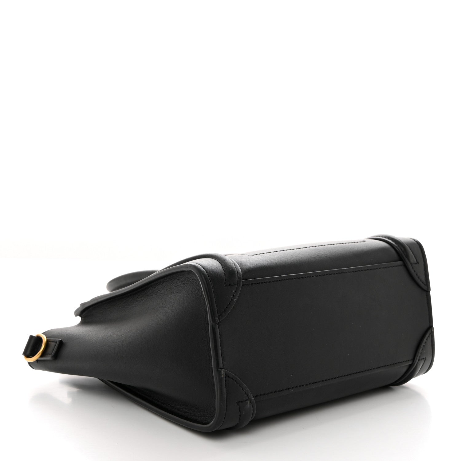 Celine Smooth Calfskin Nano Luggage Black 4 of 10