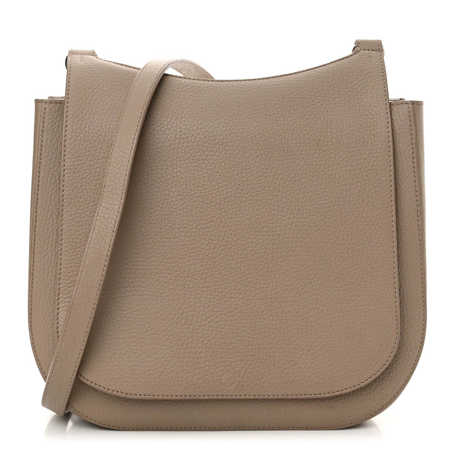 Grained Calfskin Hunting Bag II Stone