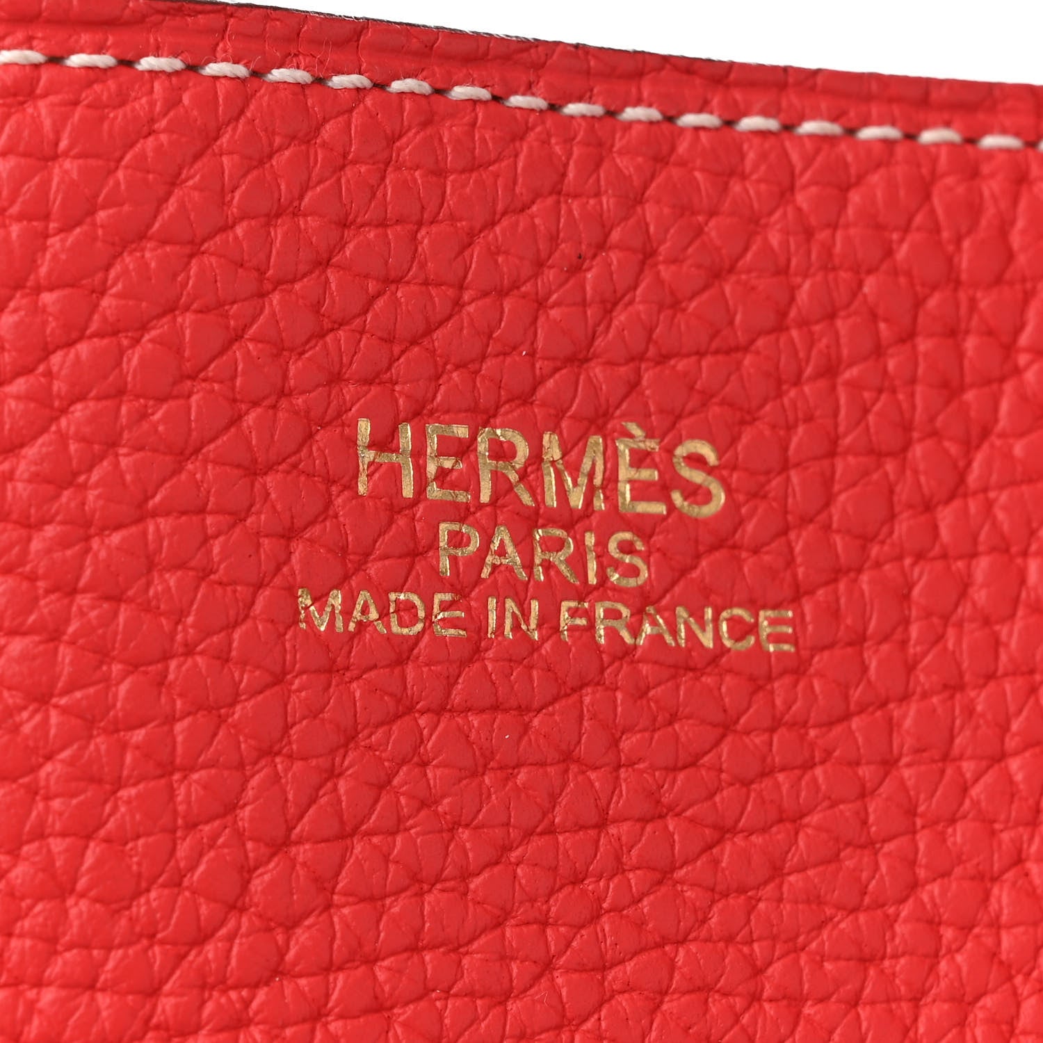 Hermes Taurillon Clemence Double Sens 45 Reversible Tote Rubis Rose Jaipur 9 of 17