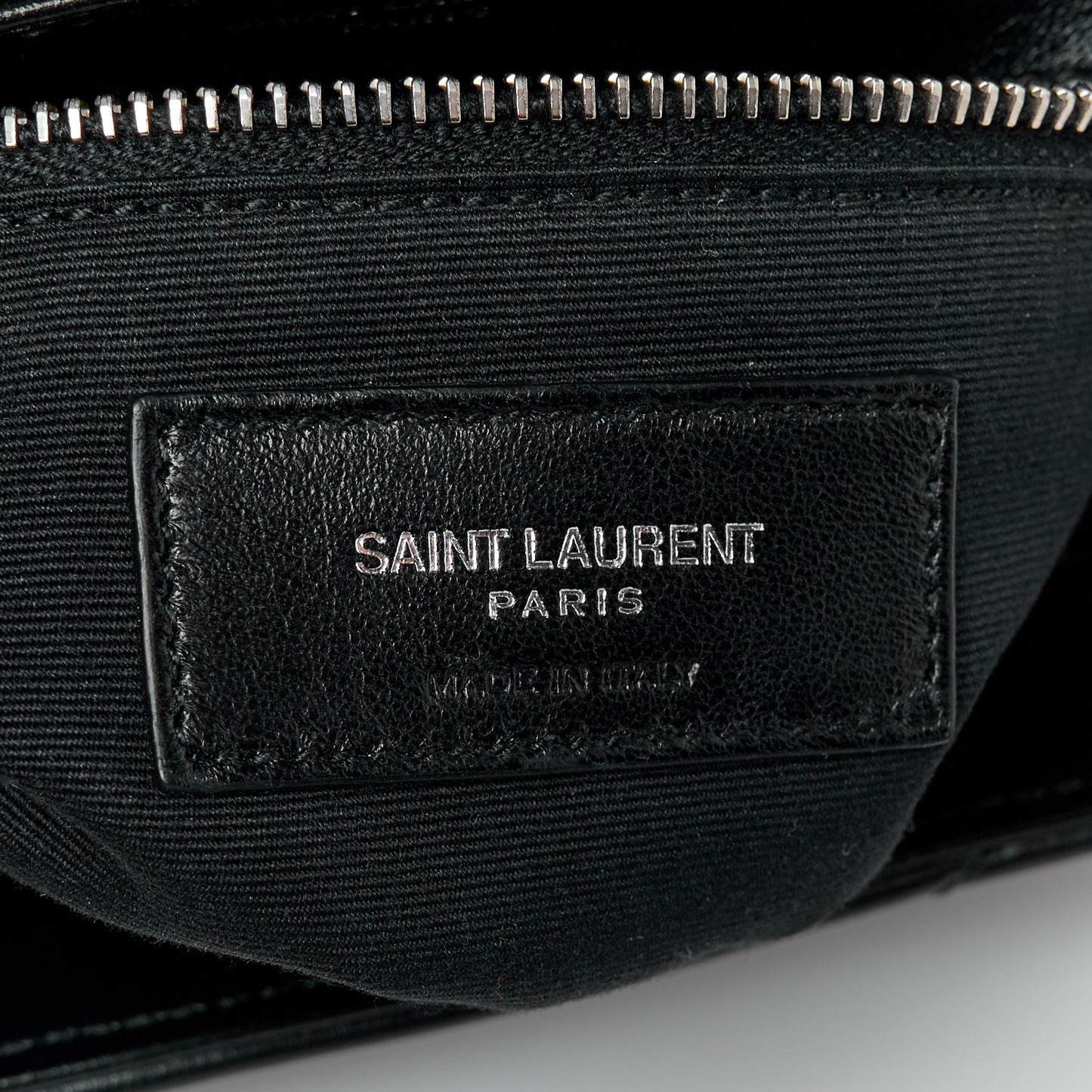 Calfskin Y Quilted Monogram Toy Loulou Crossbody Bag Black