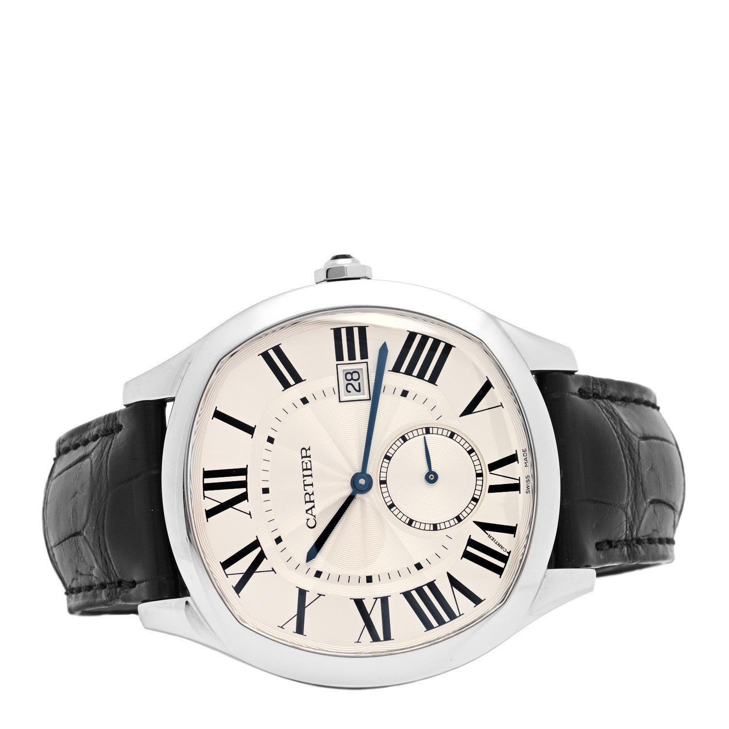 Cartier Stainless Steel Alligator 41mm Drive De Cartier Automatic Watch 2 of 5