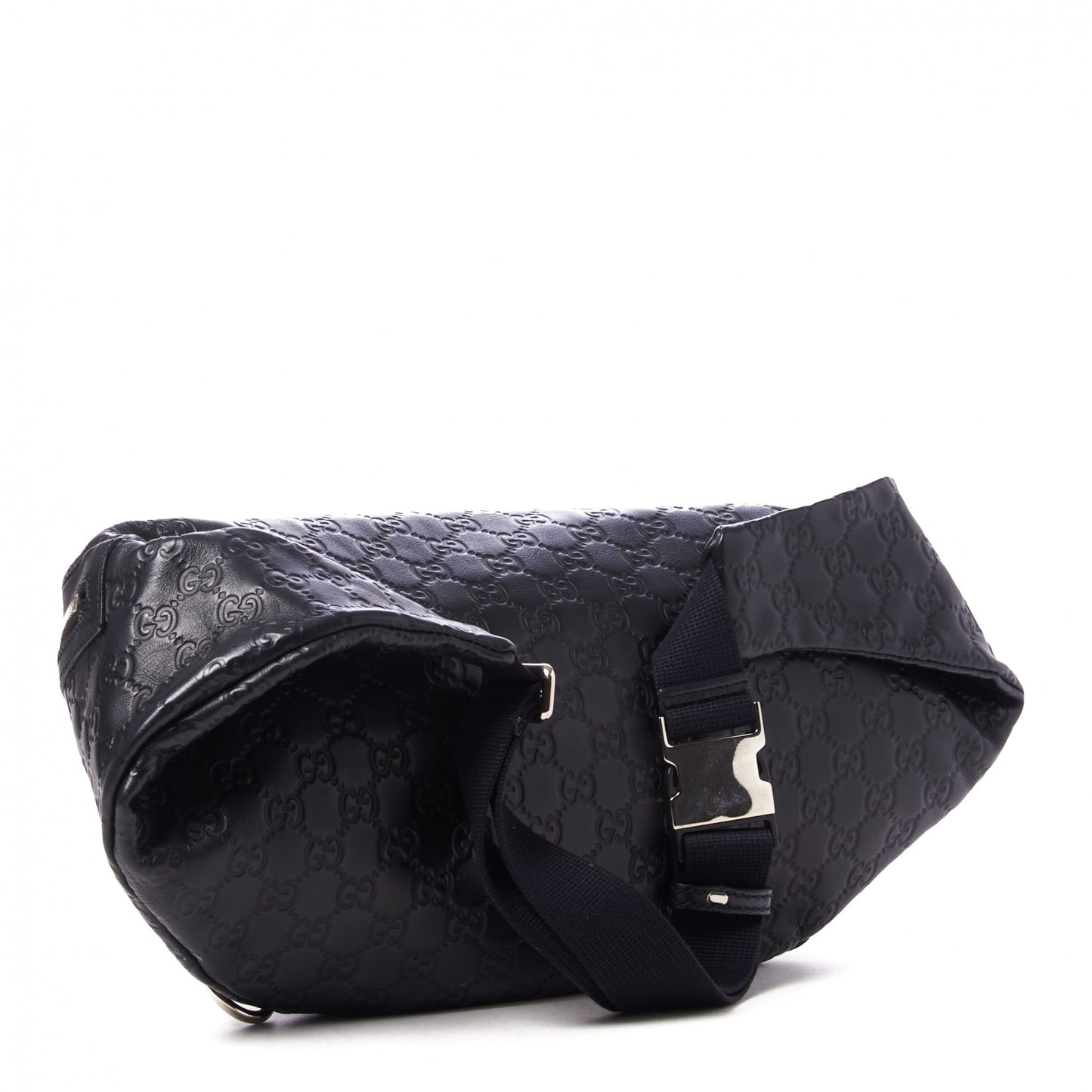 Guccissima Web Belt Bag Navy