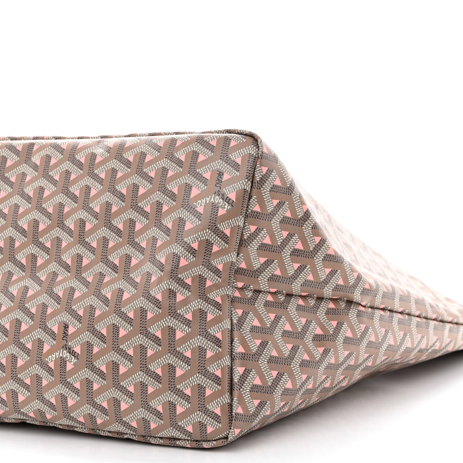 Goyard Goyardine Saint Louis Claire Voie GM Grege Powder Pink 12 of 12