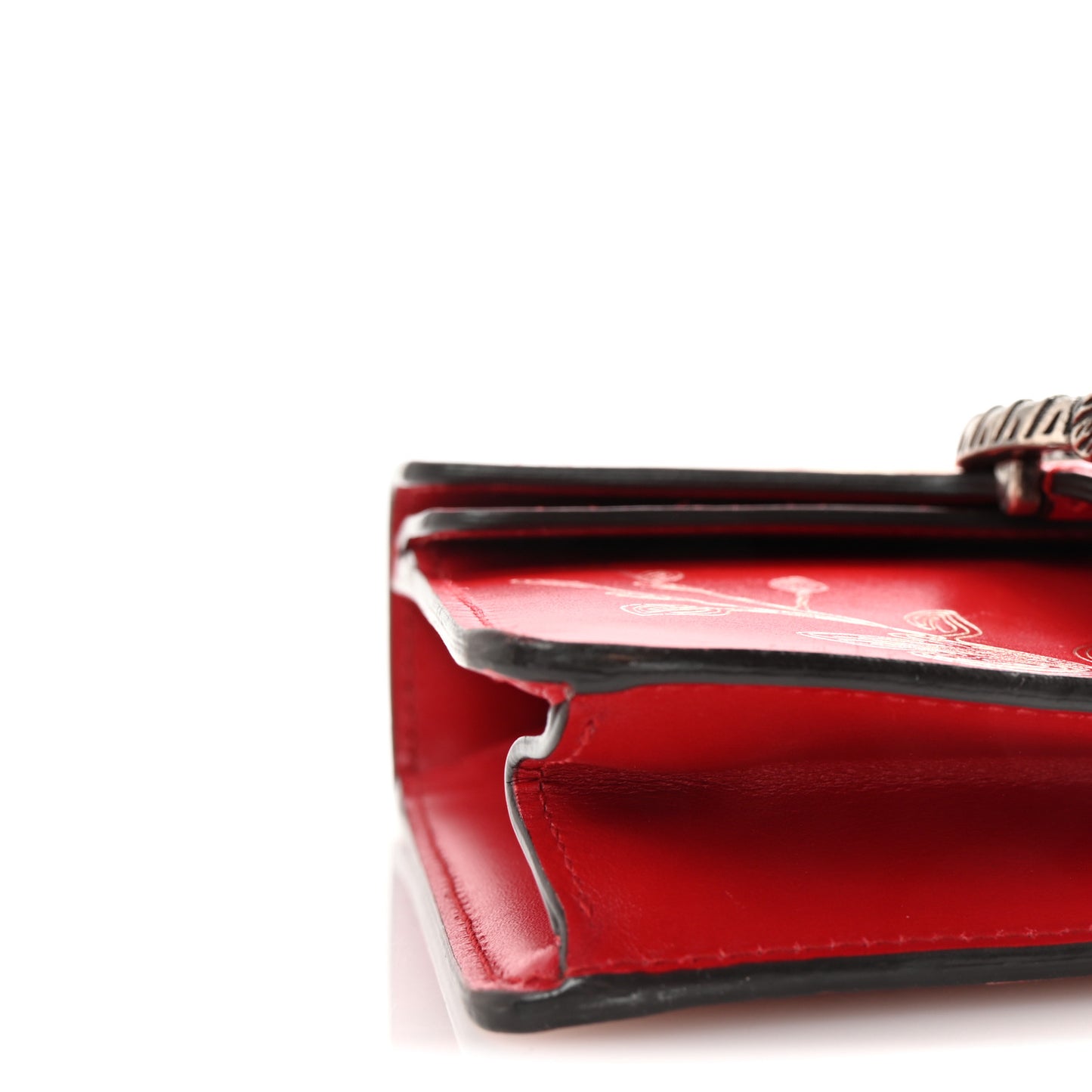 Calfskin Chinese New Year Mini Dionysus Shoulder Bag Hibiscus Red