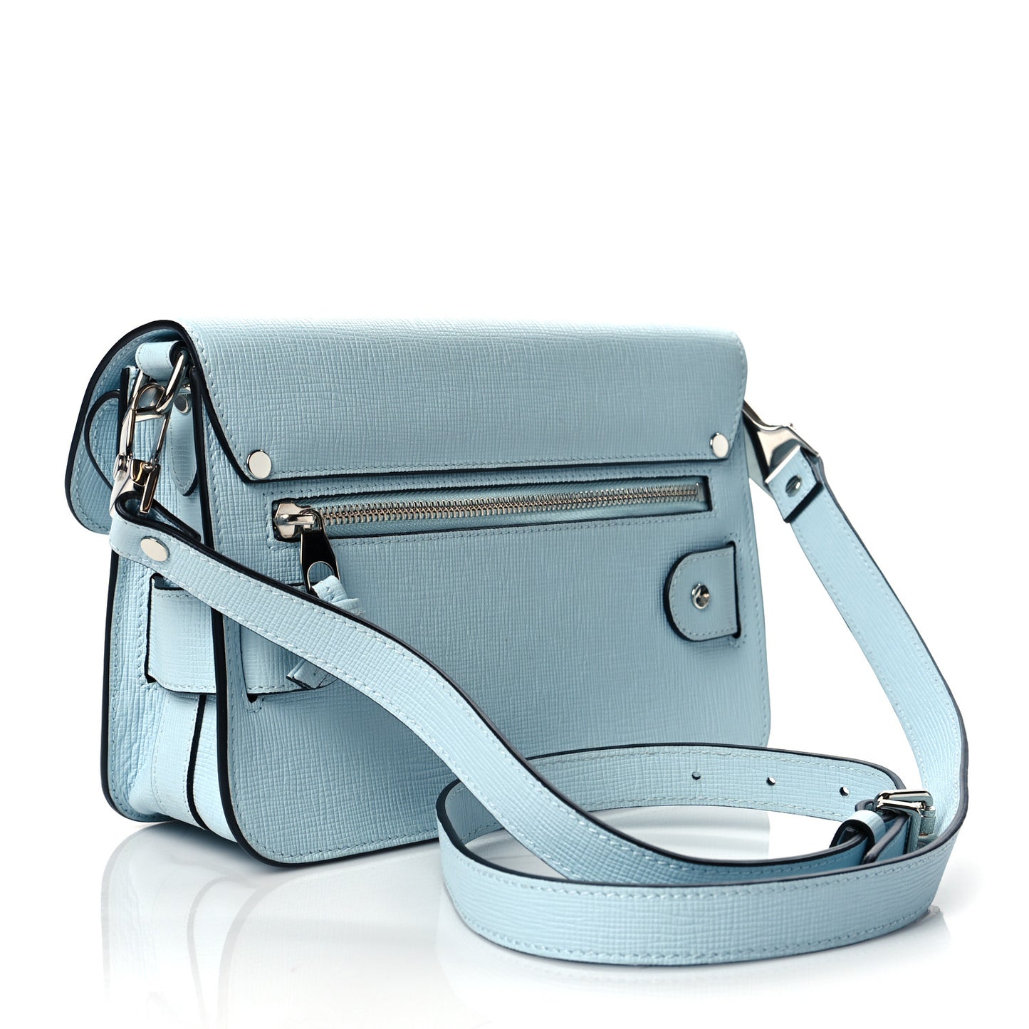 New Linosa Mini PS11 Classic Shoulder Bag Baby Blue