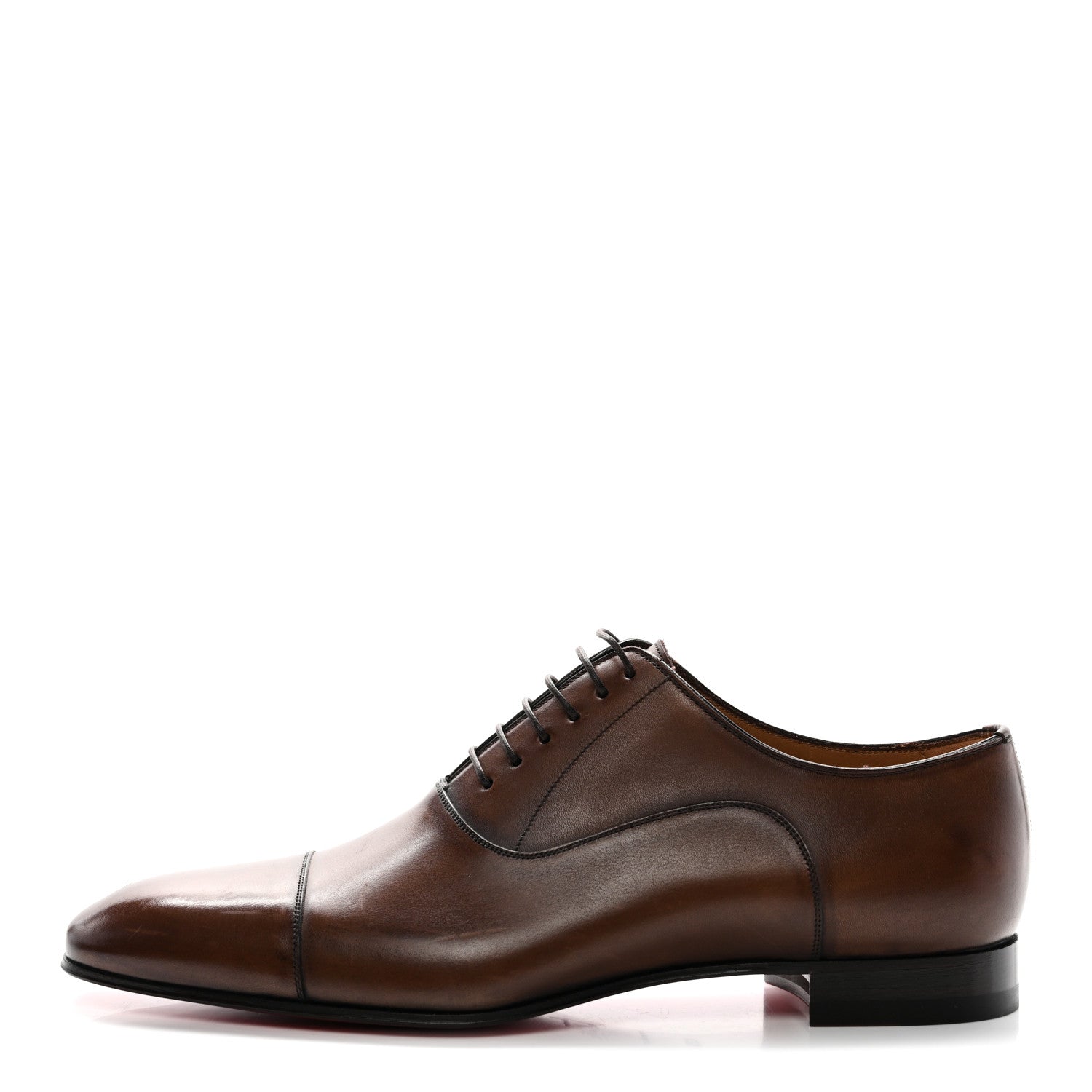 Christian Louboutin Calfskin Mens Greggo Flat Oxfords 42.5 Brown 1809535 –  FASHIONPHILE