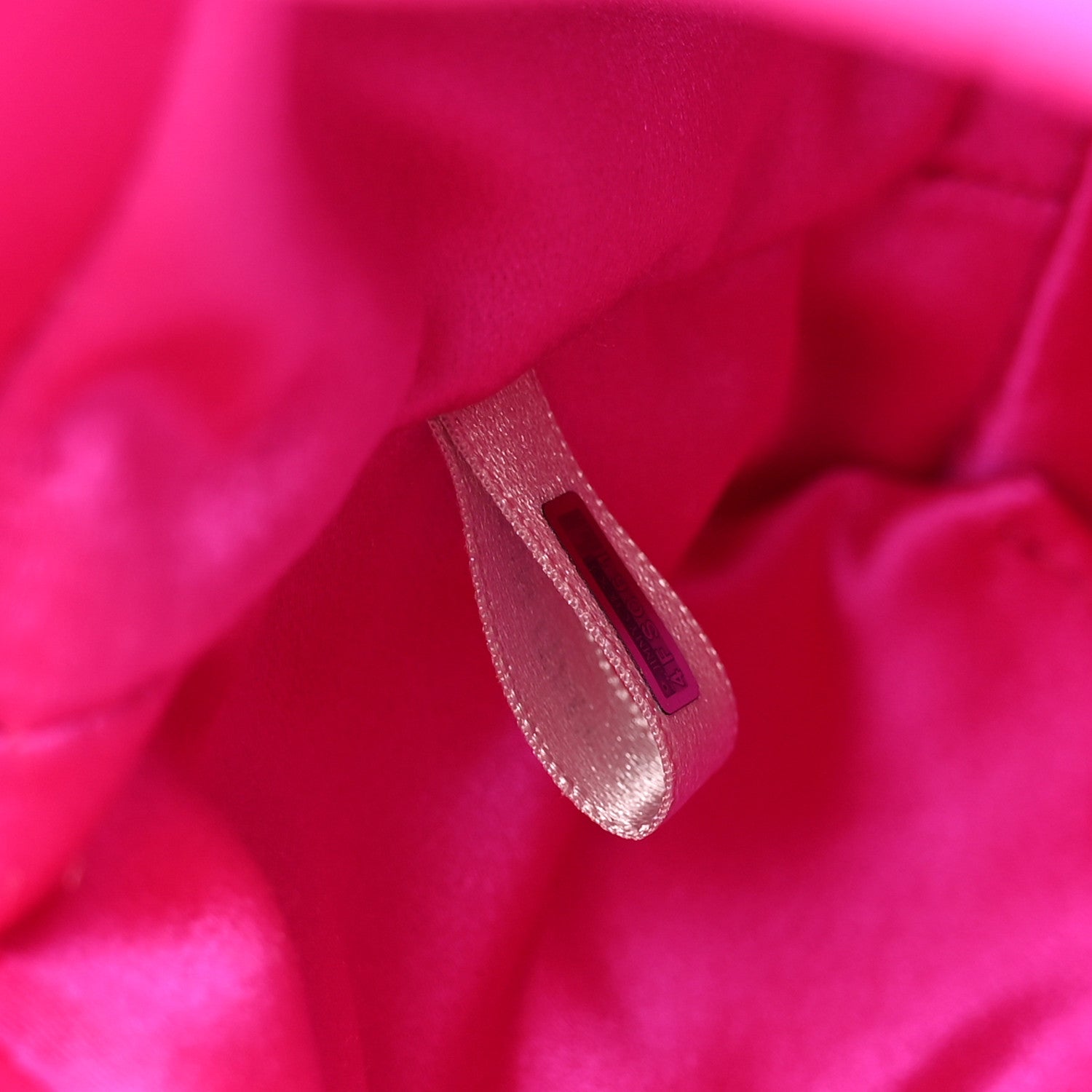 Jimmy Choo Satin Fringe Bon Bon Bag Fuchsia 8 of 12