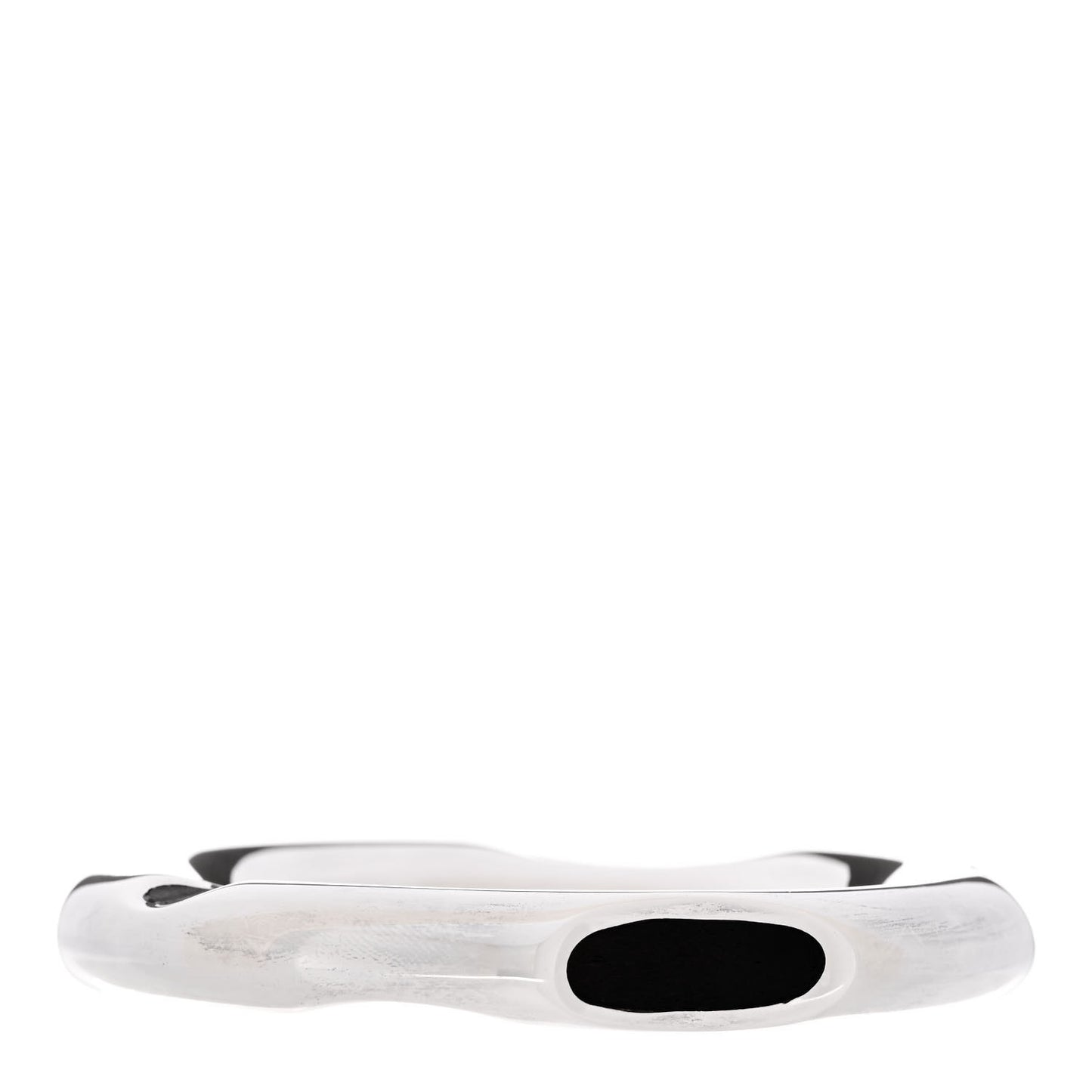 Sterling Silver Frank Gehry Wood Spot Bangle Bracelet