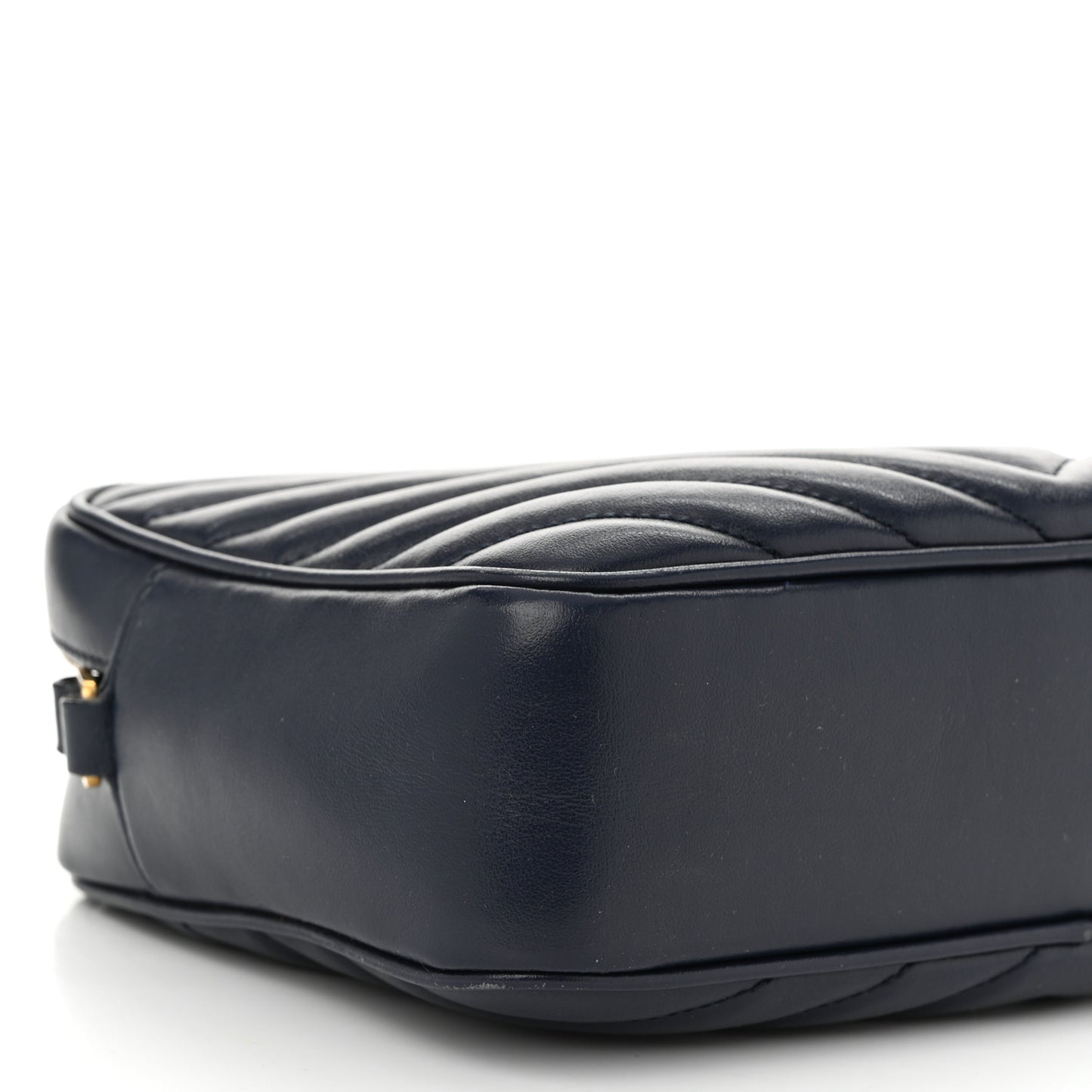 Calfskin Matelasse Monogram Lou Camera Bag Deep Marine
