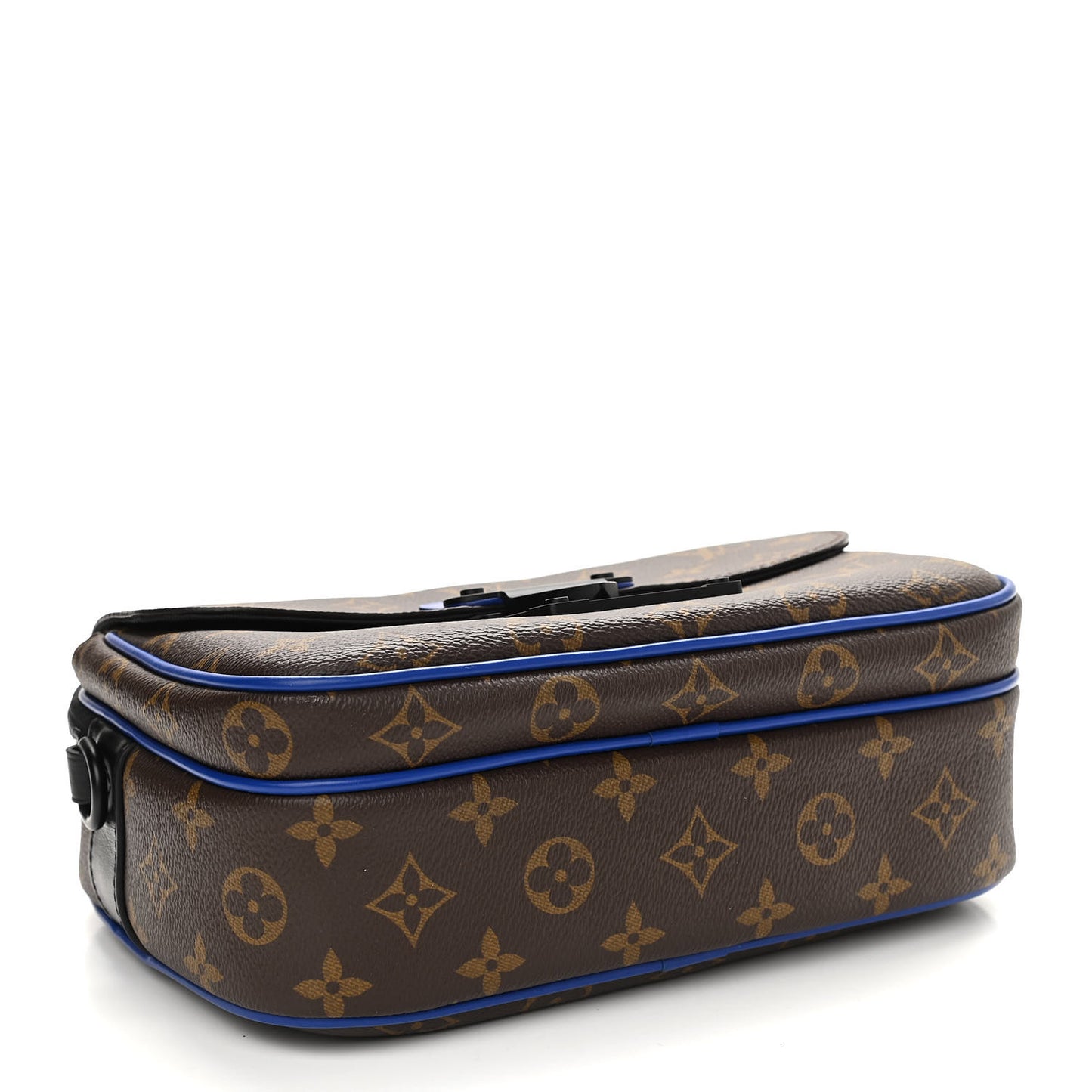 Monogram Macassar S Lock Messenger Blue
