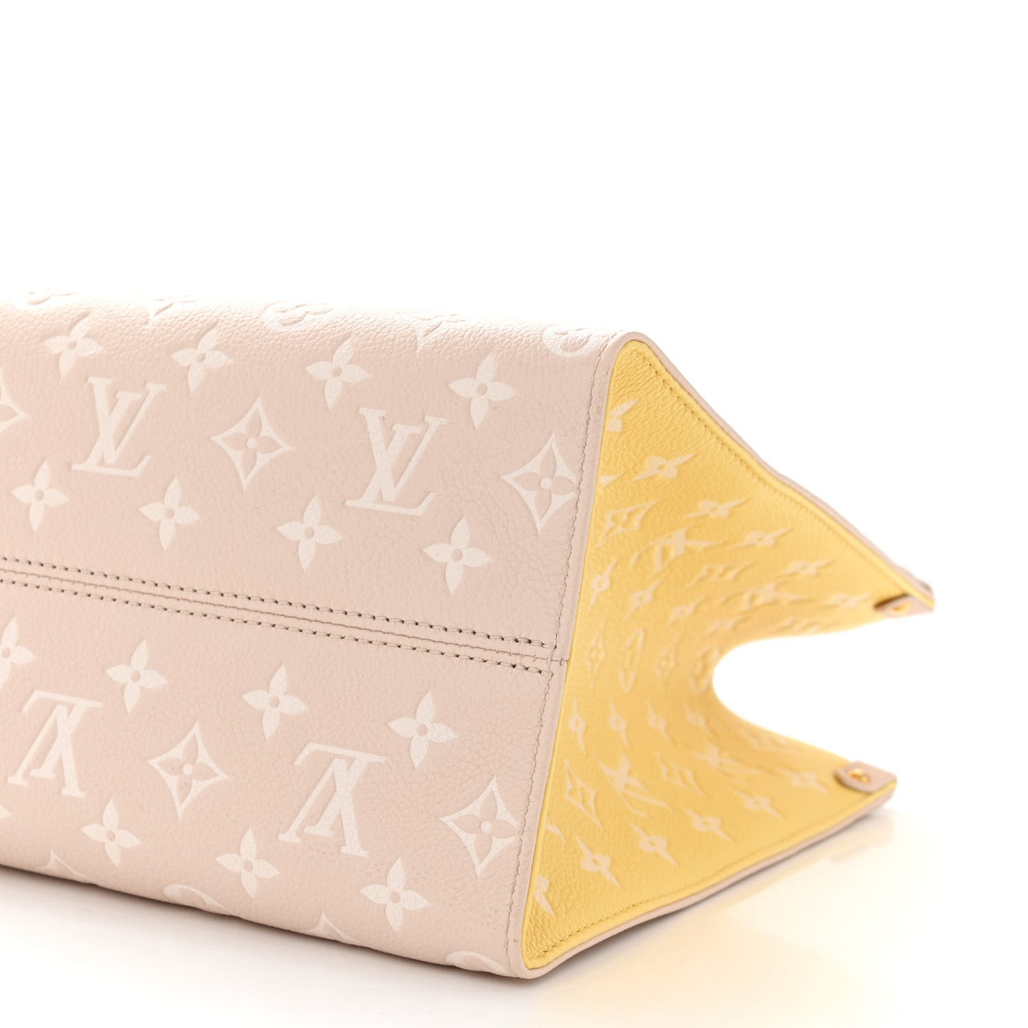 Empreinte Monogram Spring In The City Onthego MM Beige Pink Yellow