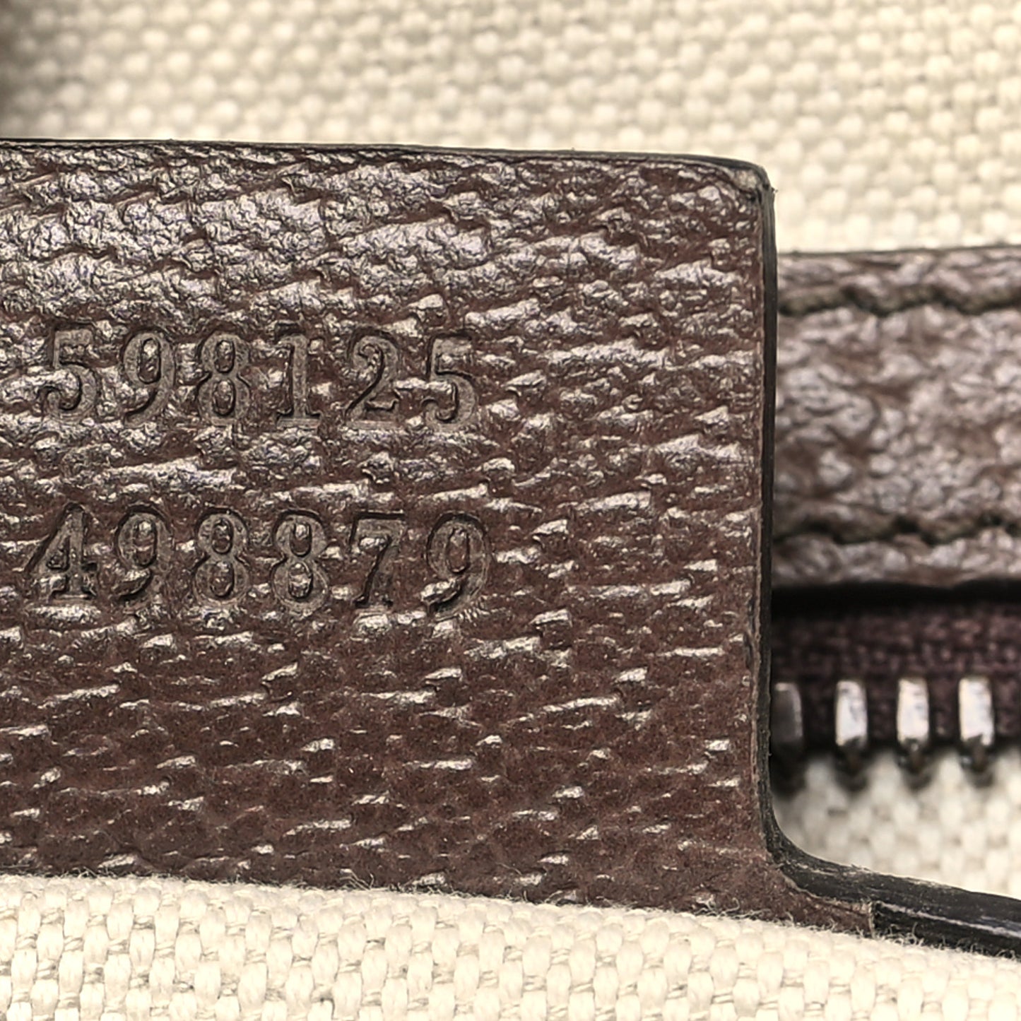 GG Supreme Monogram Web Small Ophidia Half Moon Hobo Brown