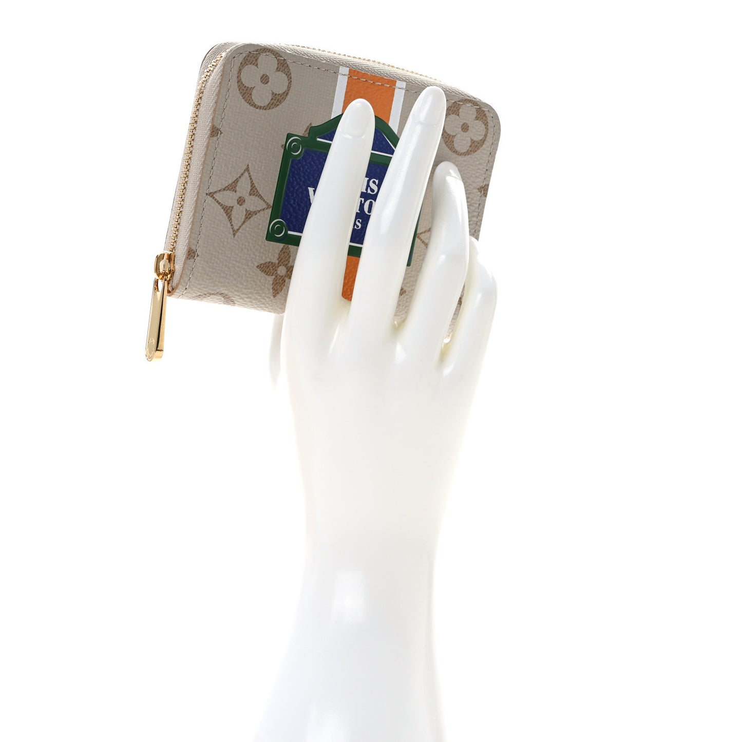 Monopaname Zippy Coin Purse Beige Ocher