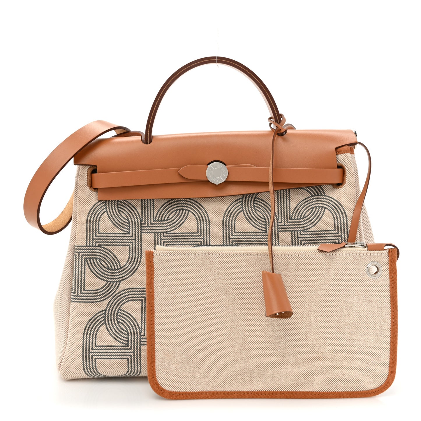 H Plume Canvas Vache Hunter Circuit 24 Herbag Zip Retourne 31 Gris Meyer Ecru Beige Naturel