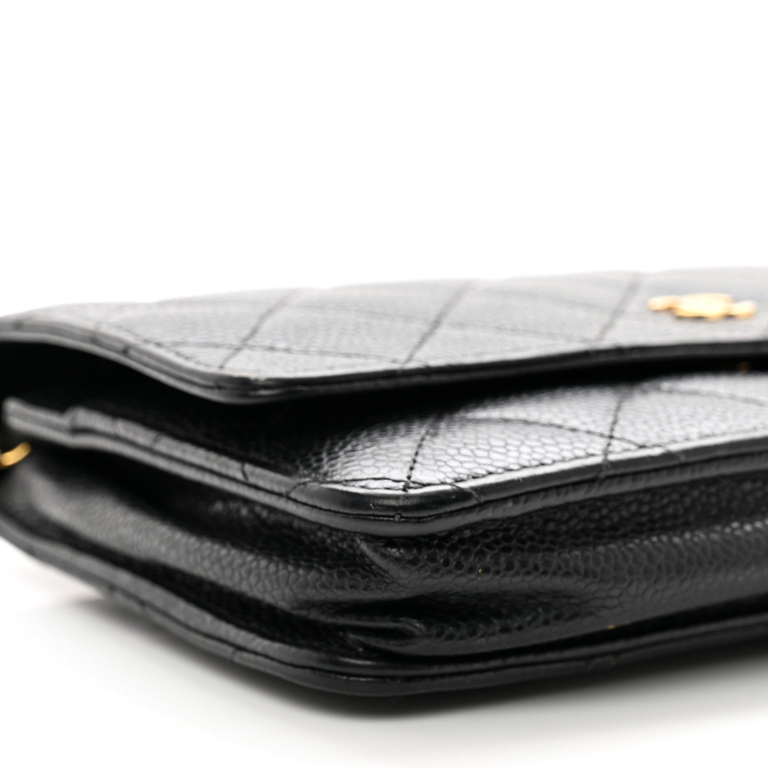 Chanel Caviar Quilted Wallet on Chain WOC Black 9 of 13