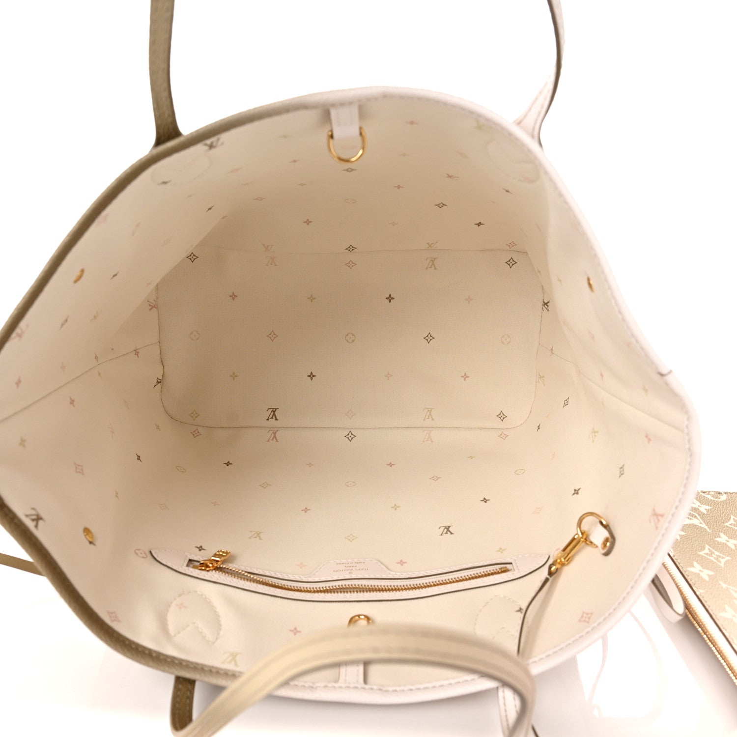 Louis Vuitton Monogram Giant Spring In The City Neverfull MM Sunset Kaki 5 of 8