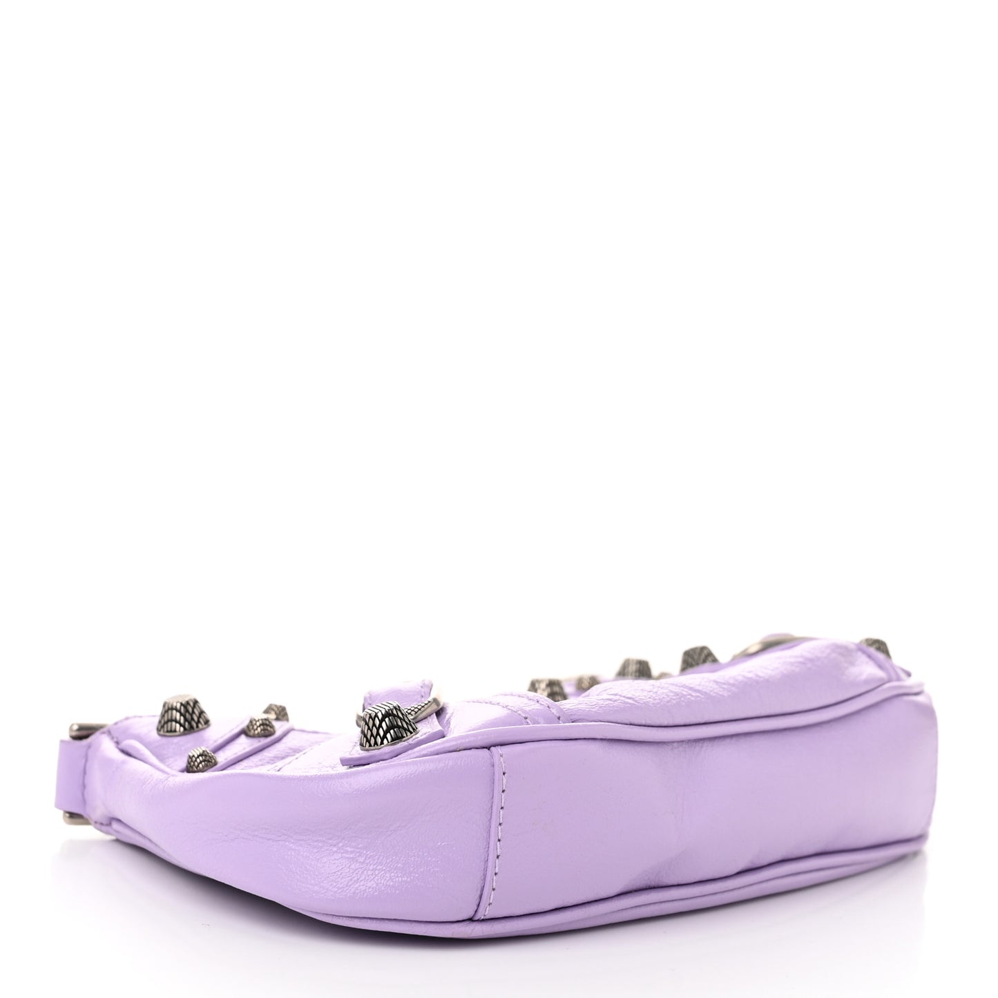 Agneau Arena Le Cagole Mini Purse With Chain Lilac